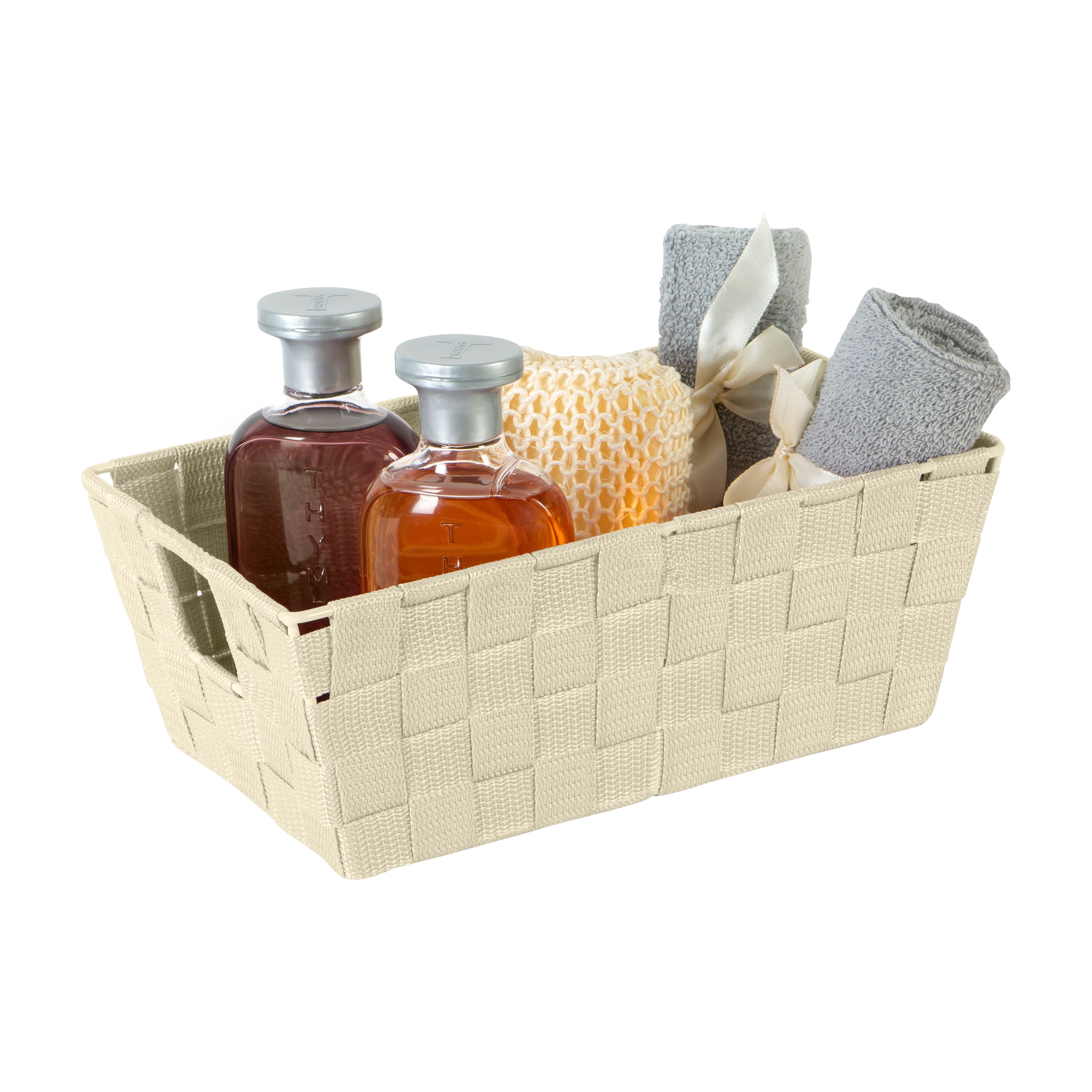 Simplify Small Woven Storage Shelf Bin