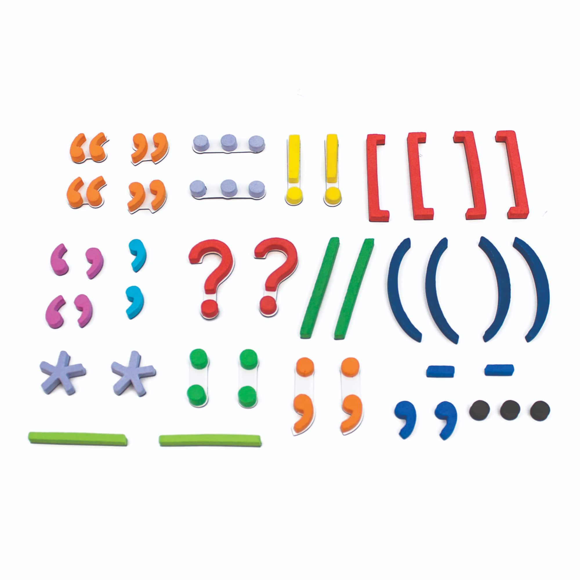 Junior Learning® Rainbow Punctuation Marks Magnetic Activities Set