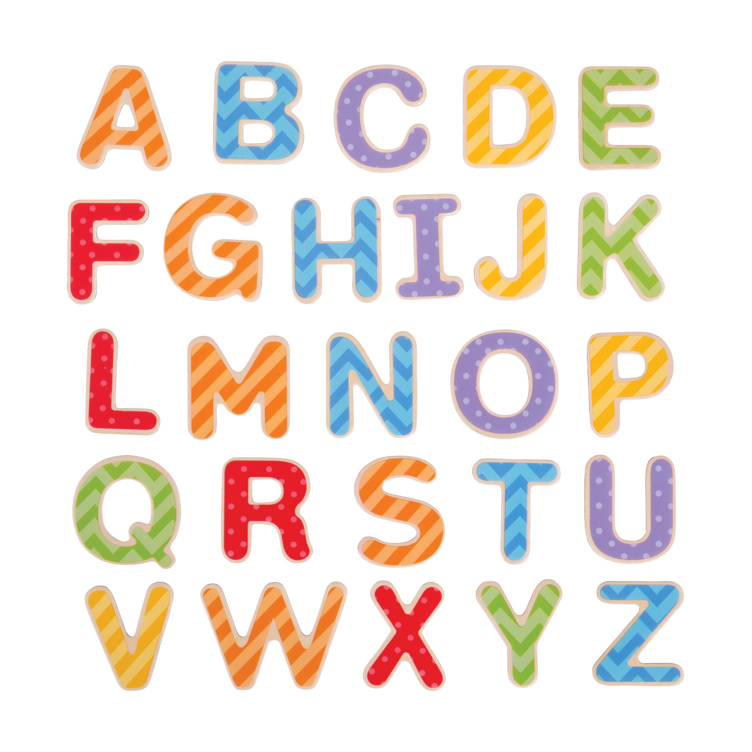 Bigjigs® Uppercase Letters Wooden Magnets