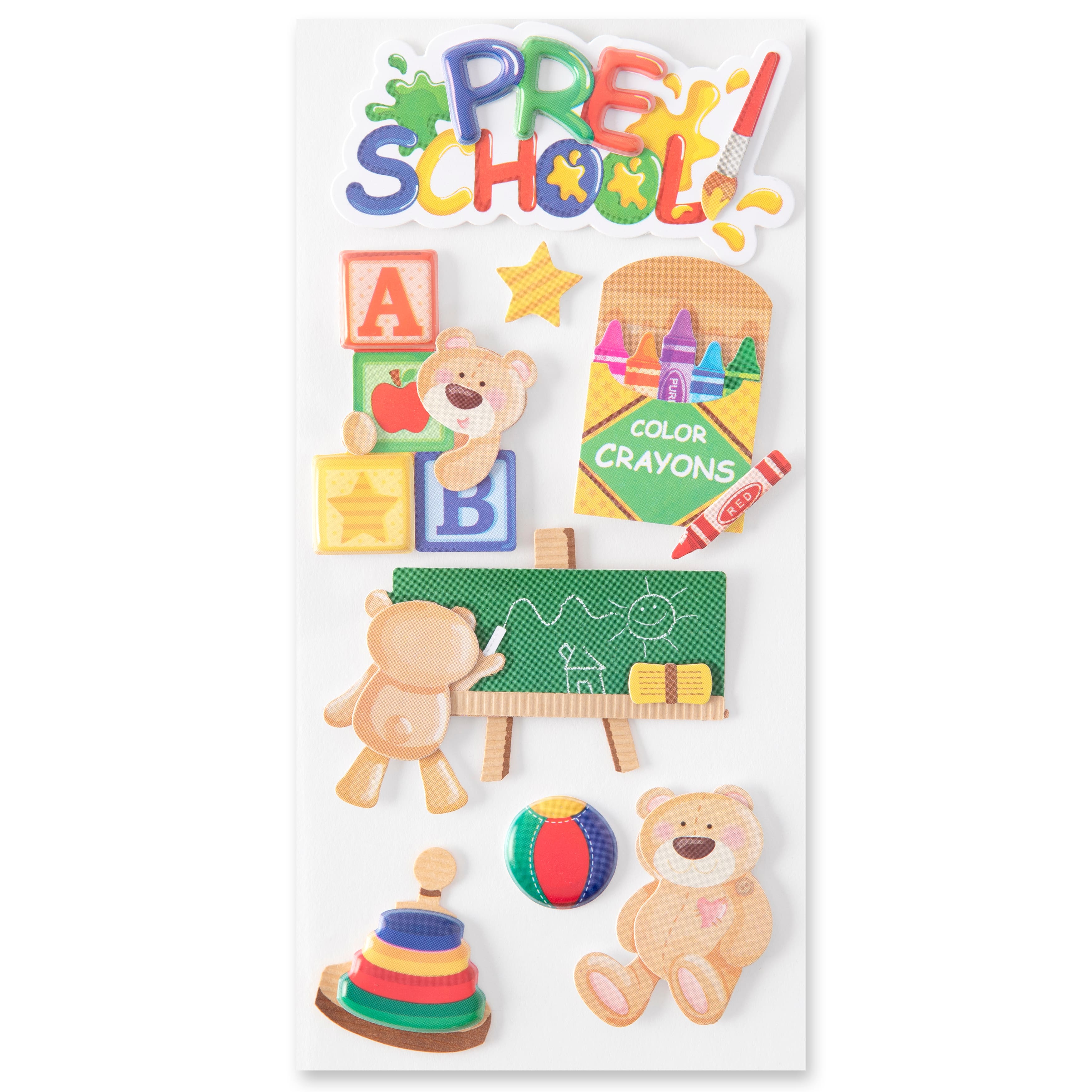 Dimensional Preschool Stickers by Recollections&#x2122;