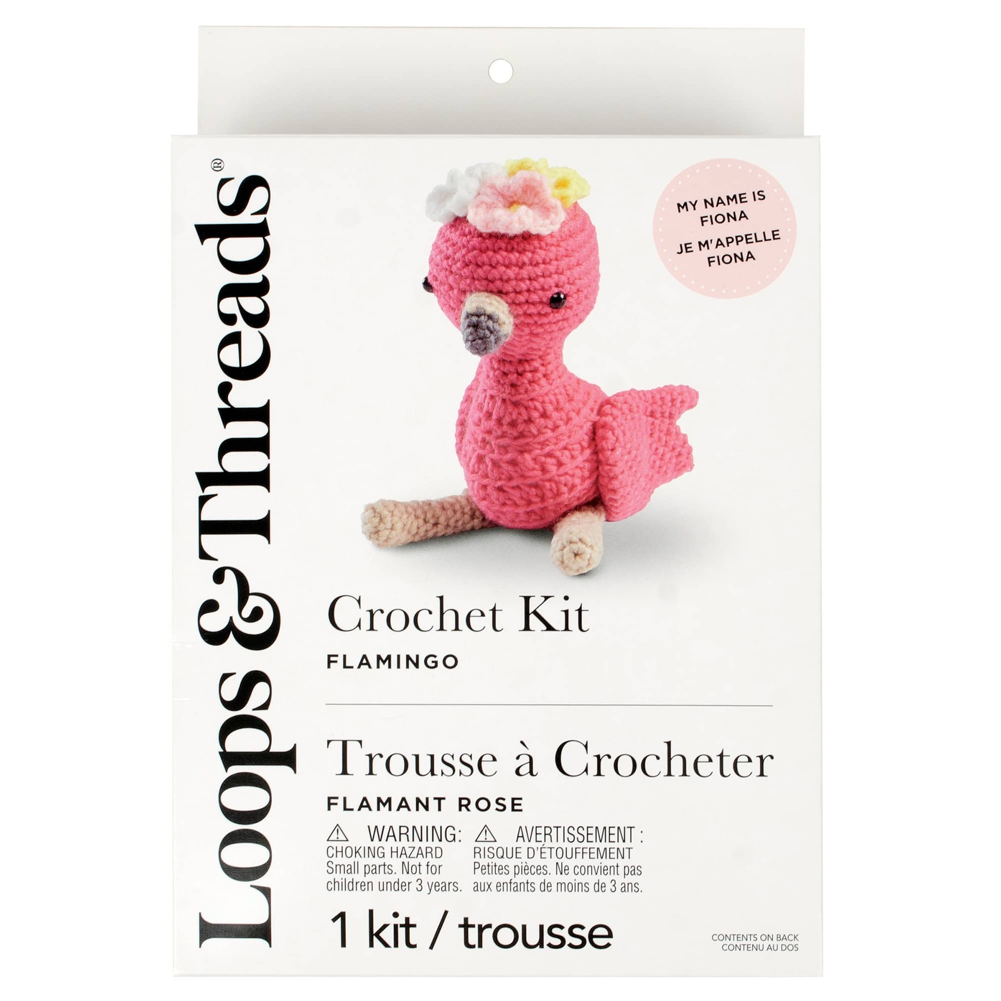 Intermediate Flamingo Amigurumi Crochet Kit by Loops &#x26; Threads&#xAE;