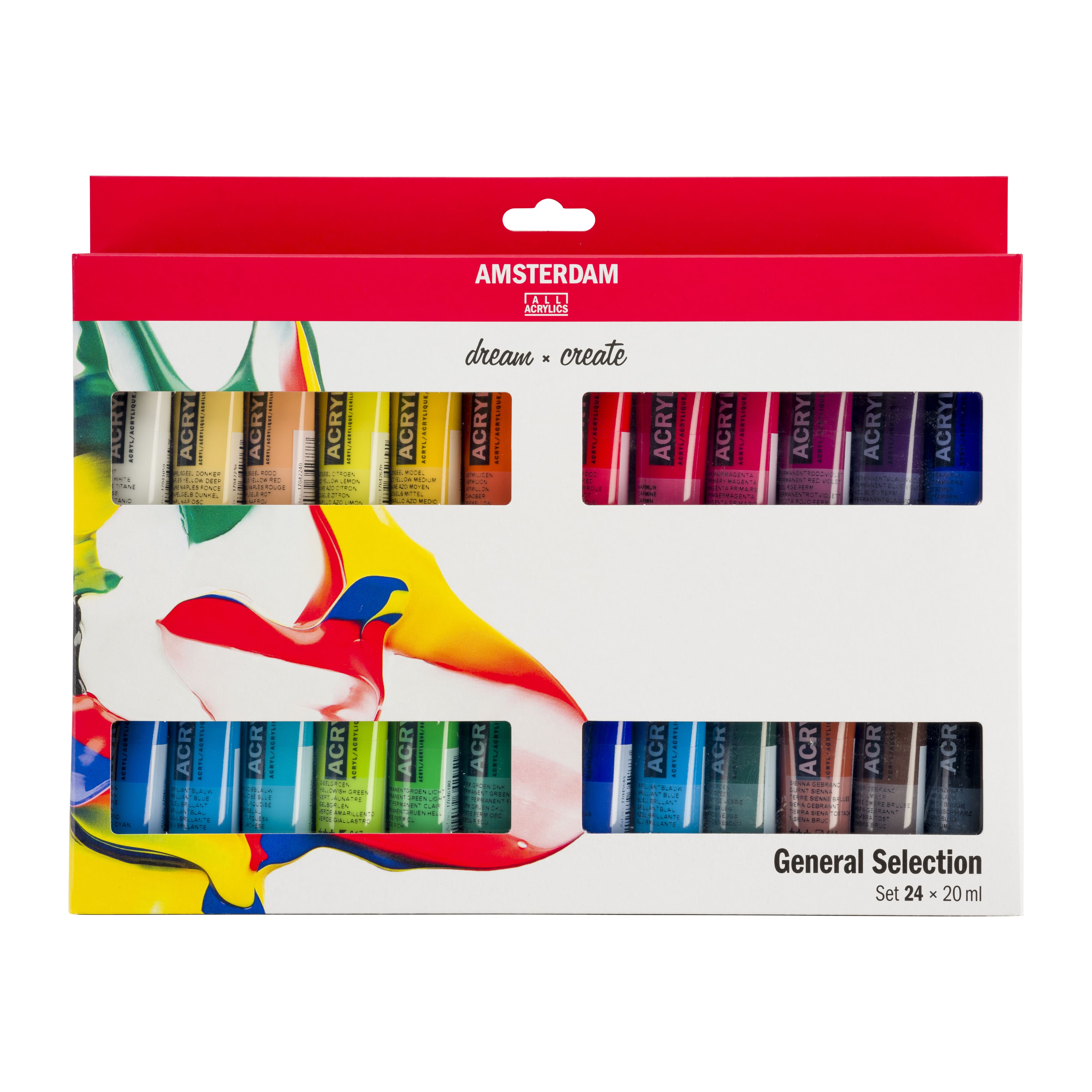 Amsterdam Standard Series 24 Color General Selection Acrylic Paint Set