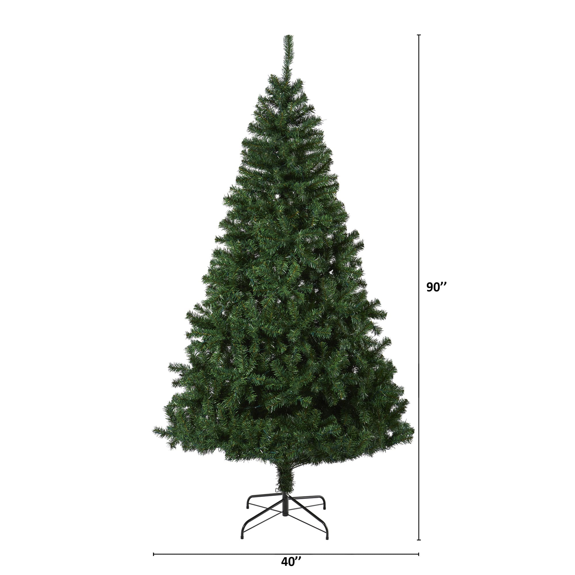 7.5ft. Pre-Lit Northern Tip Pine Artificial Christmas Tree, Clear LED Lights