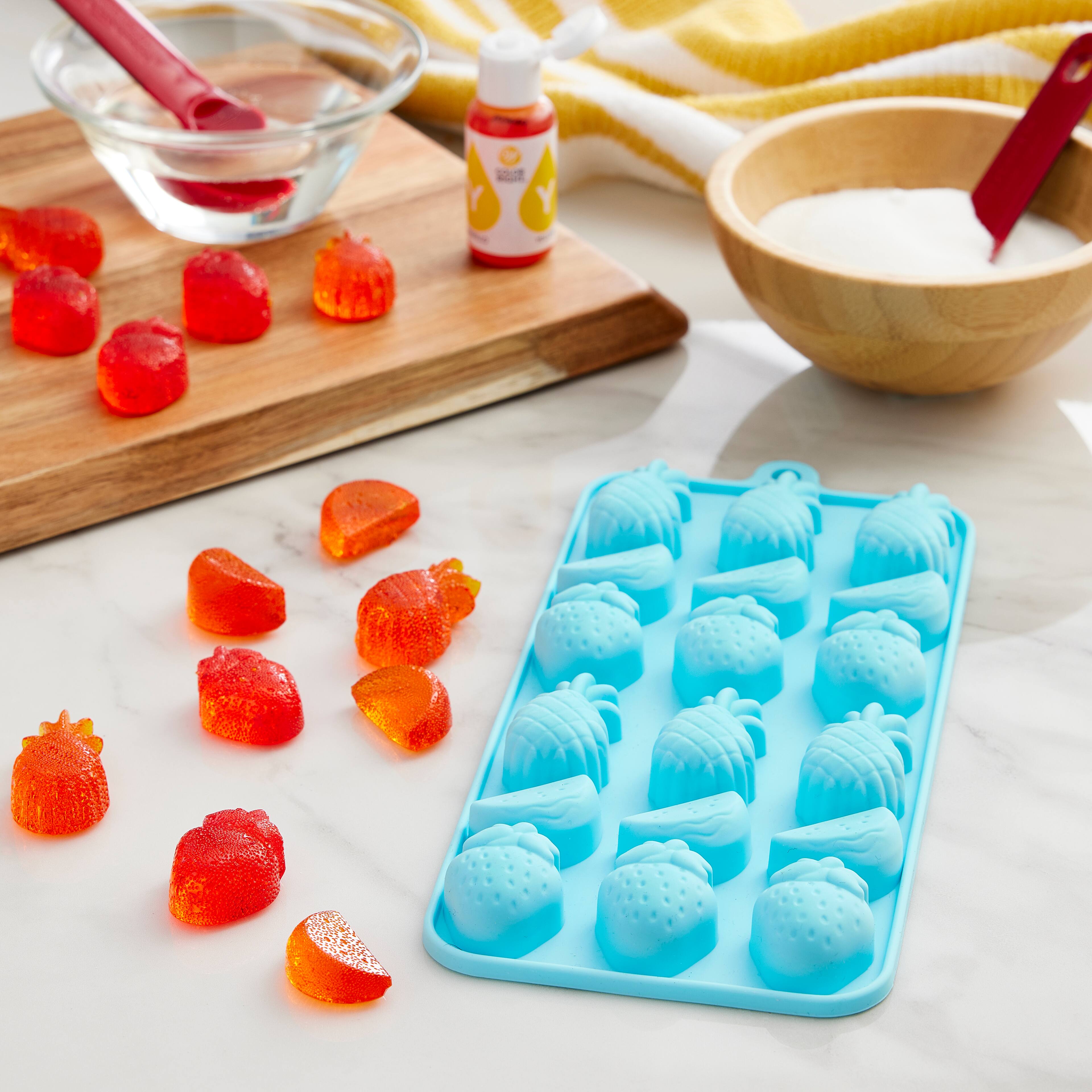 6 Pack: Fruit Silicone Candy Mold by Celebrate It&#xAE;