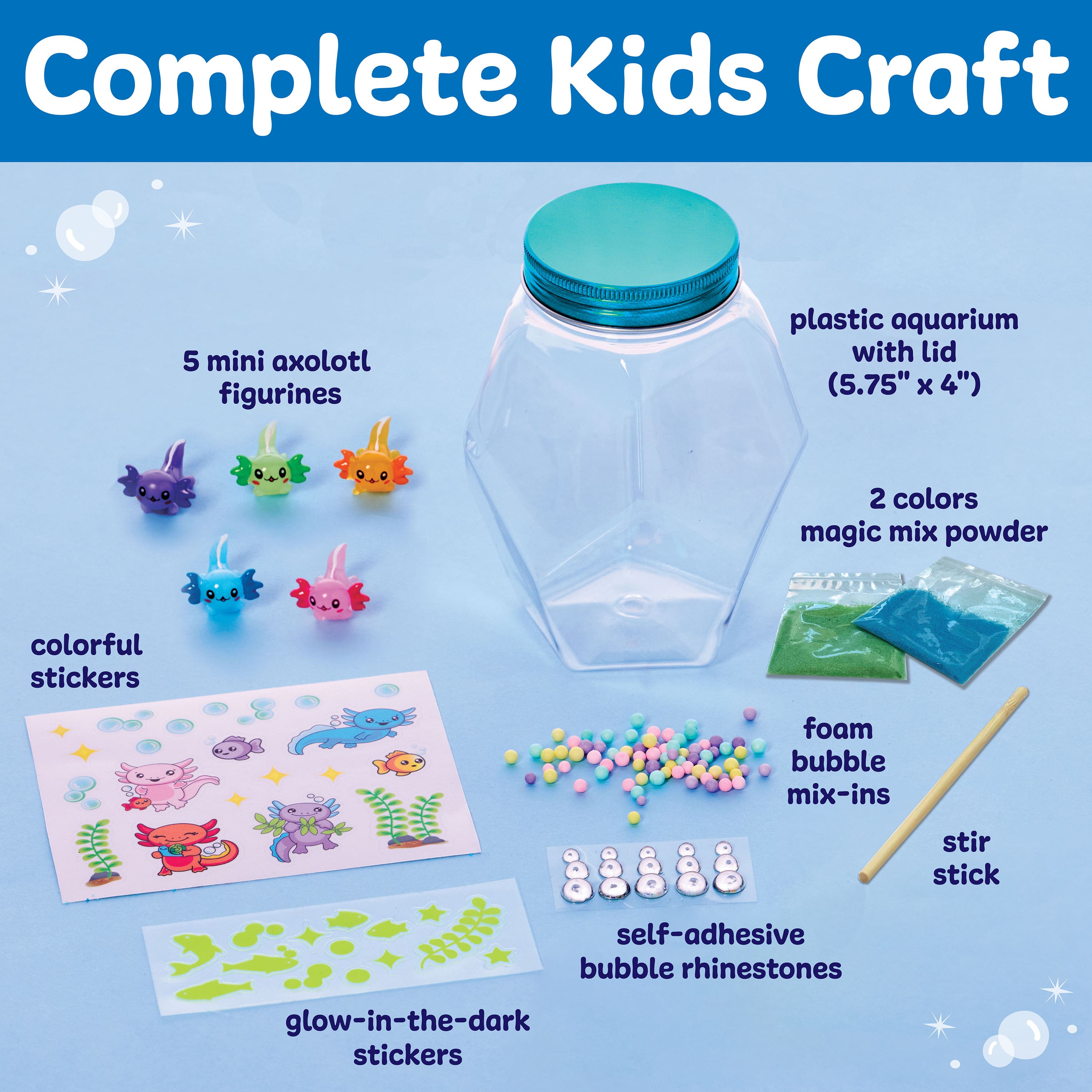 Creativity for Kids&#xAE; Glowing Axolotl Aquarium
