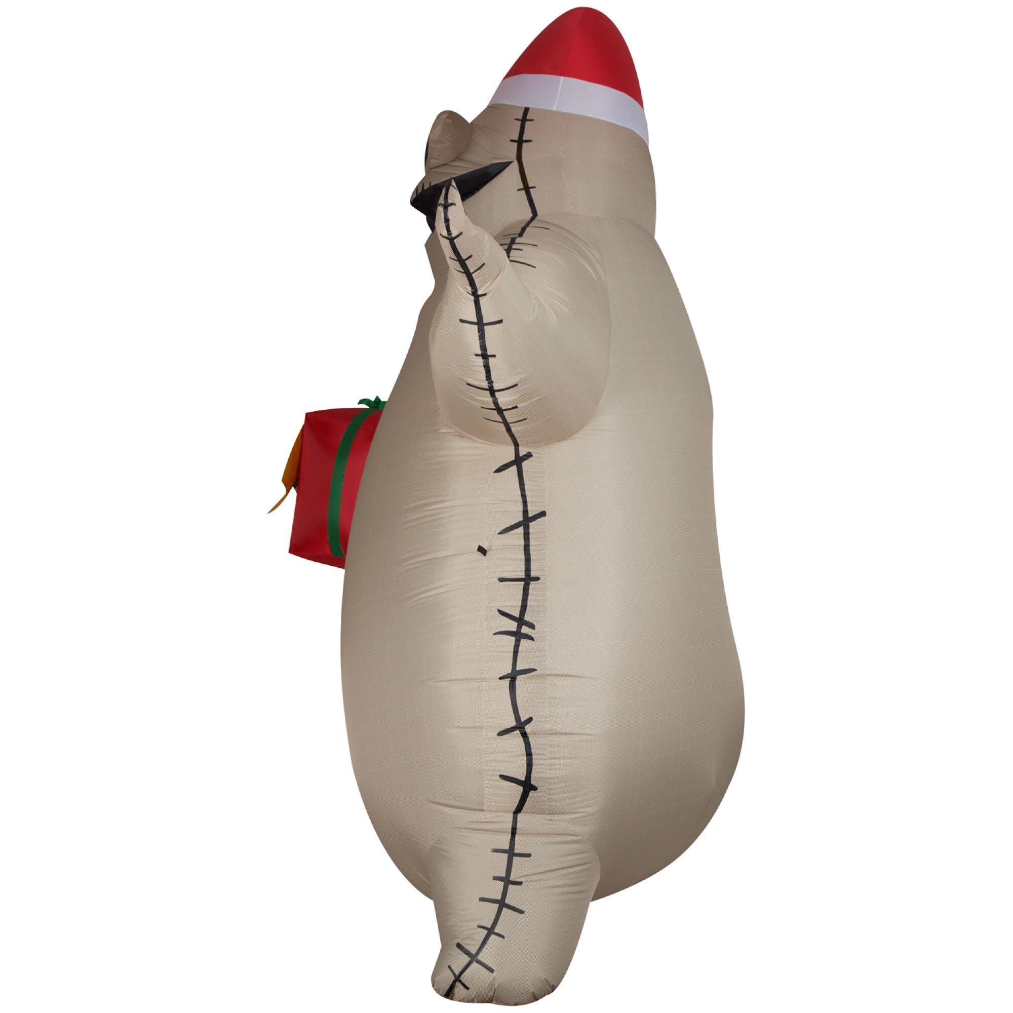 10.5ft. Giant Airblown&#xAE; Inflatable Oogie Boogie with Present for Lock, Shock &#x26; Barrel