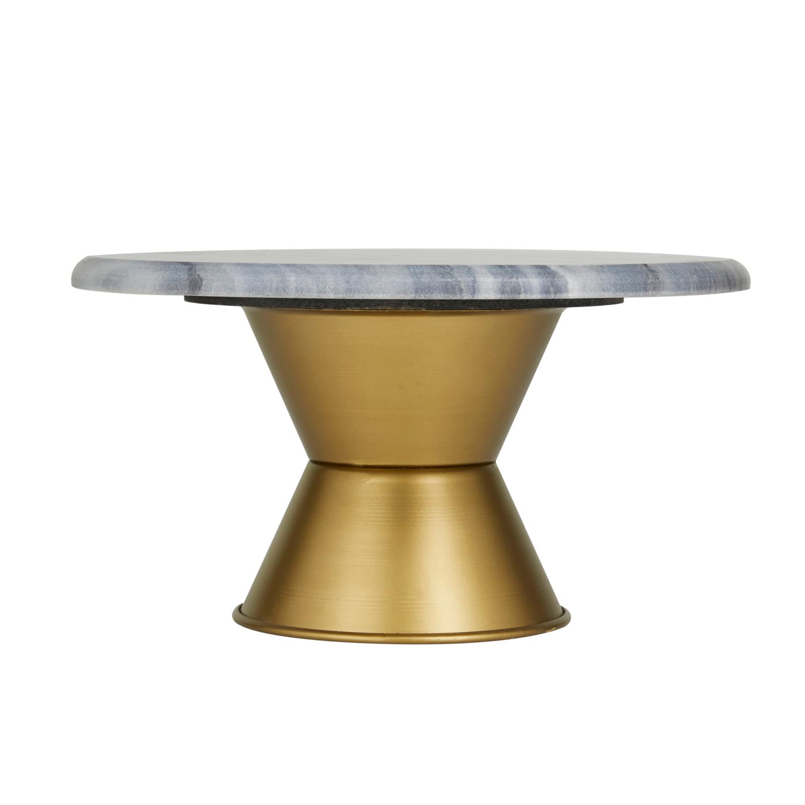 Grey Glam Cake Stand, 12" x 12" x 6"