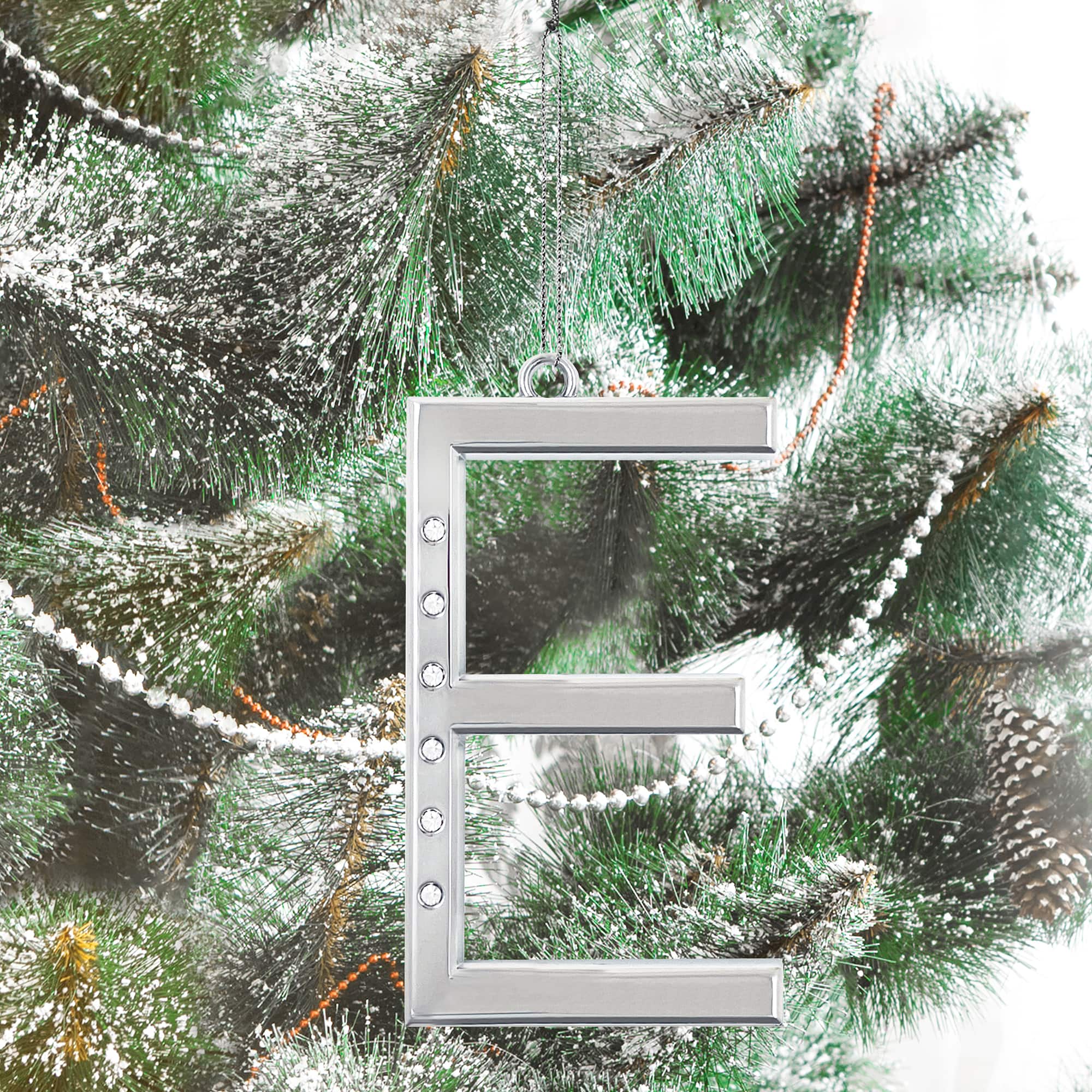 Metal Monogram Ornament with Rhinestones by Ashland&#xAE;