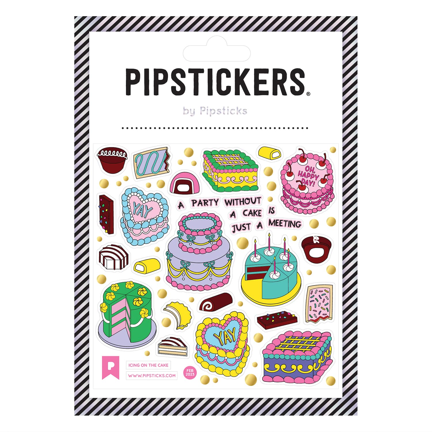 Pipstickers® Icing on the Cake Stickers
