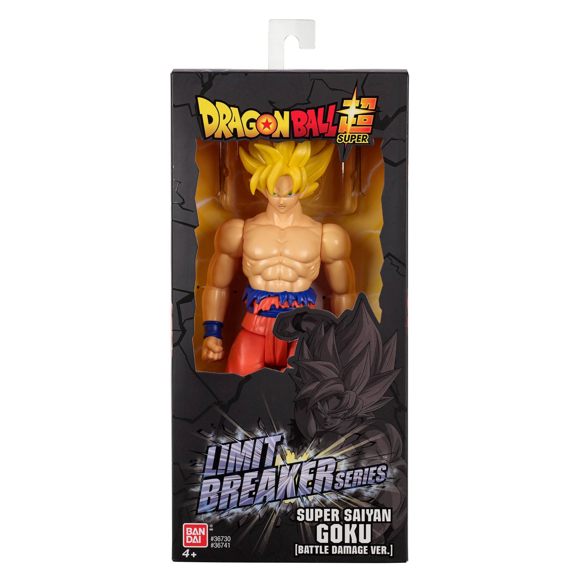 Bandai 12&#x22; Dragonball Super Limit Breaker Super Saiyan Goku Action Figure