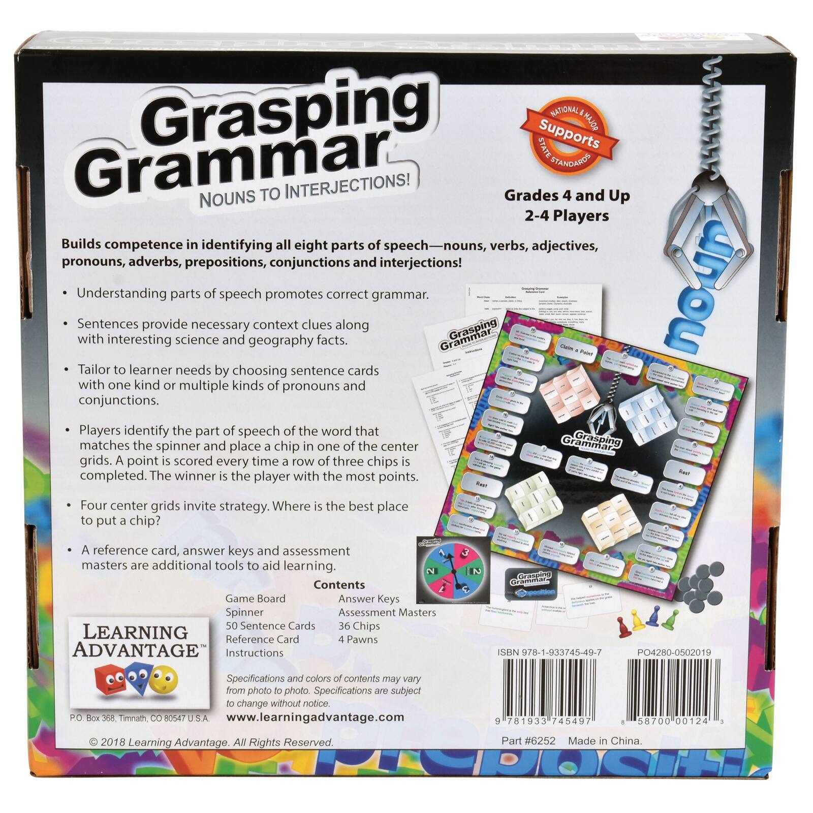 Learning Advantage&#x2122; Grasping Grammar