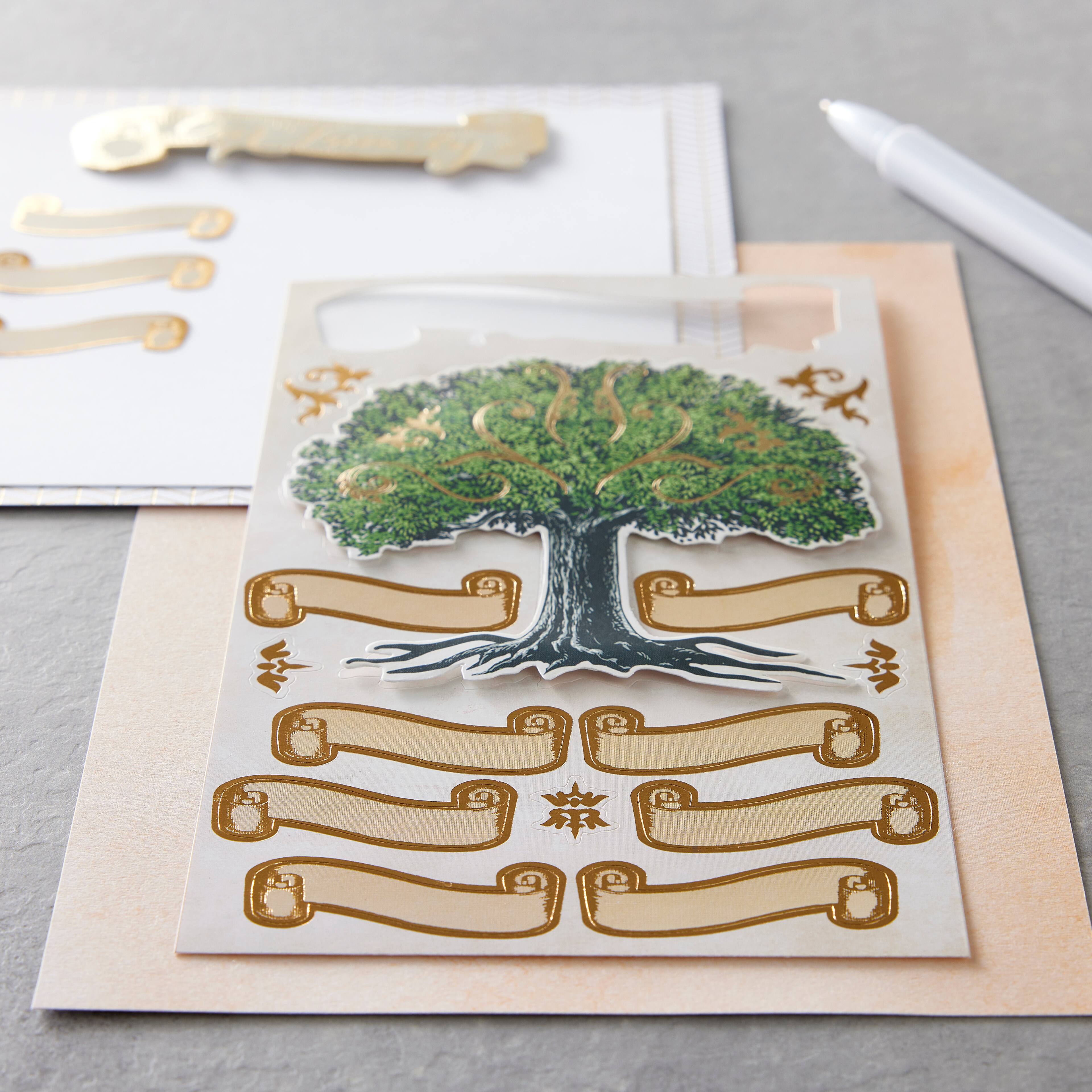 12 Pack: Family Tree Stickers by Recollections&#x2122;