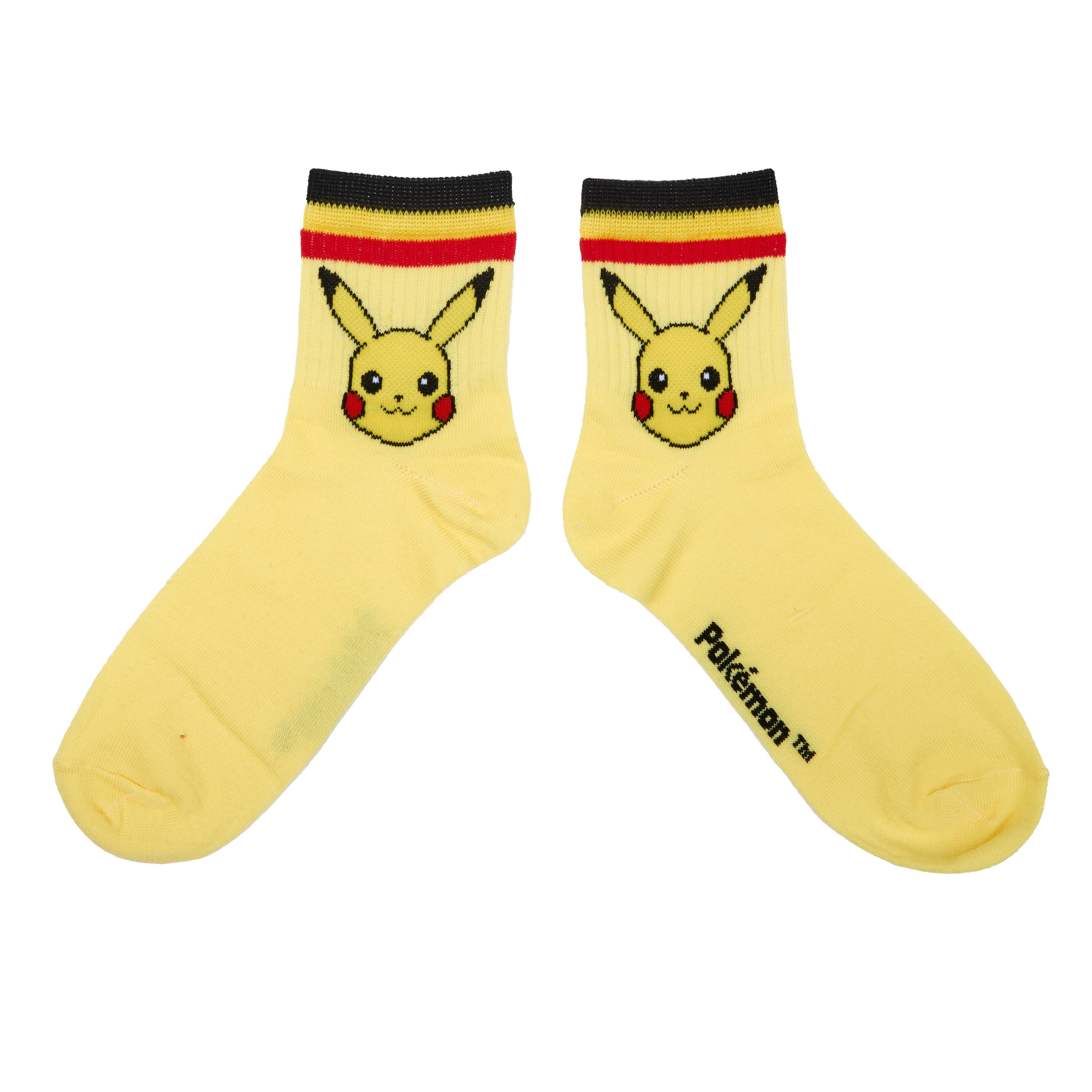 Pok&#xE9;mon&#x2122; 3 Pair Adult Quarter Crew Sock Set