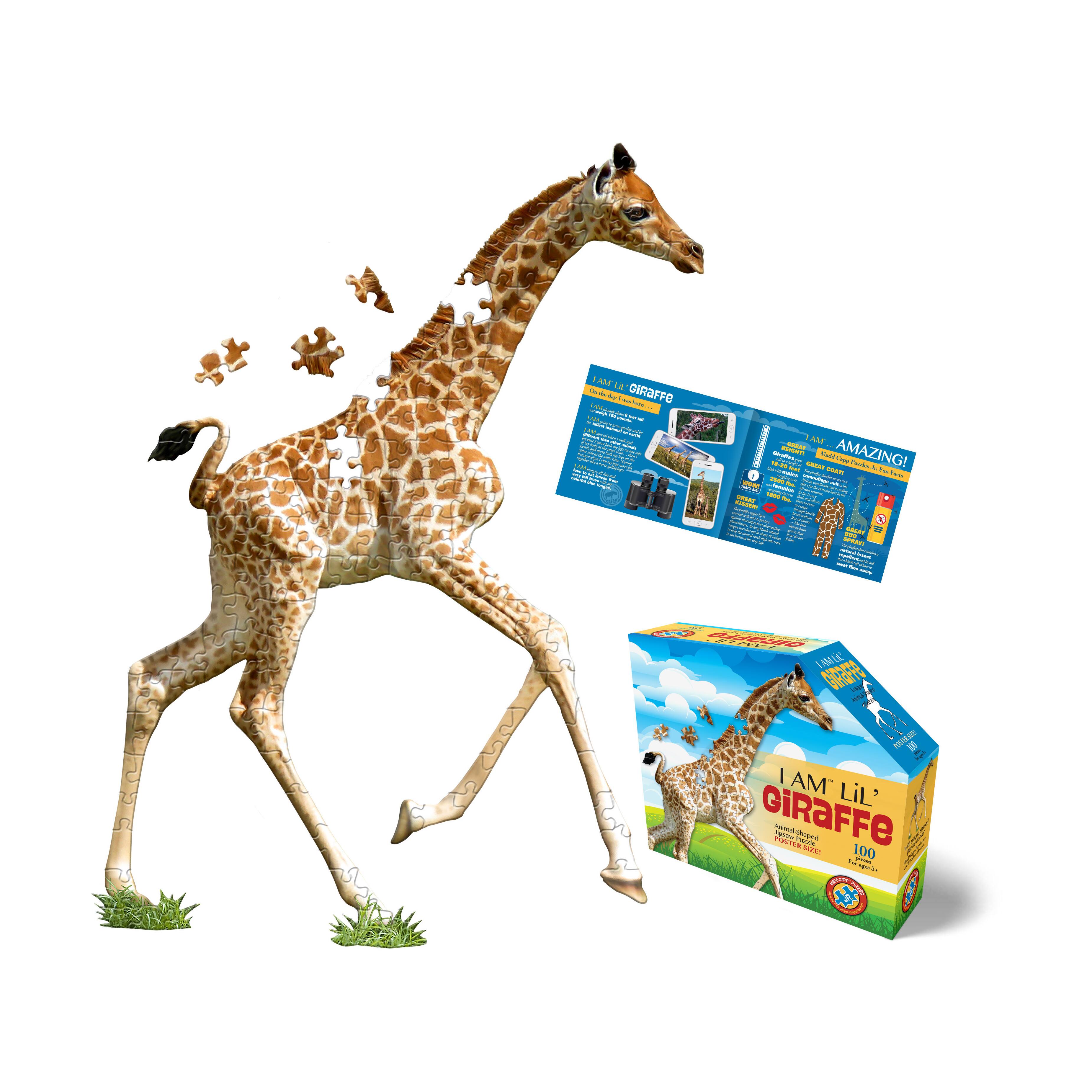 Madd Capp™ I Am™ Lil' Giraffe Animal-Shaped 100 Piece Jigsaw Puzzle