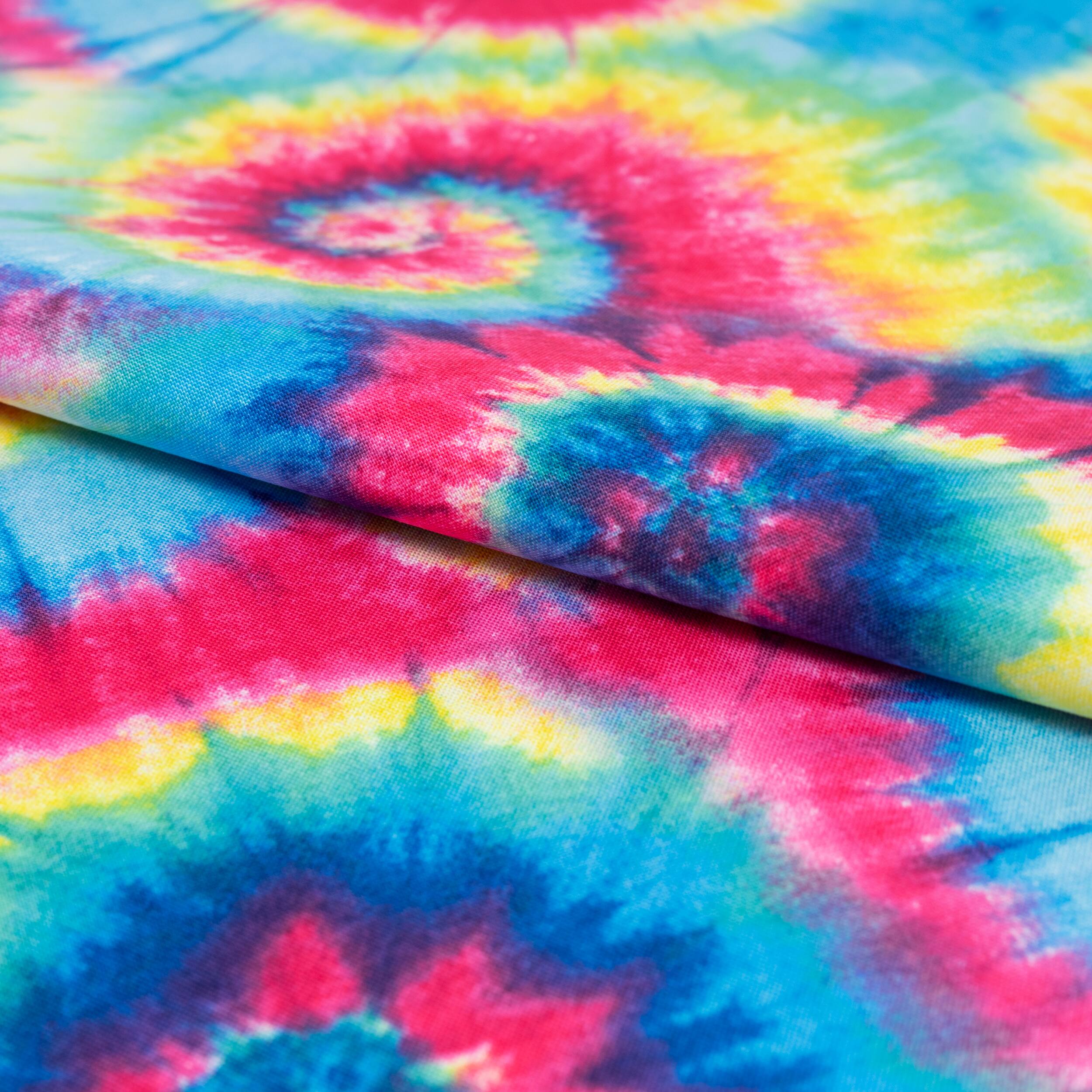 SINGER Tie Dye Bright Cotton Fabric