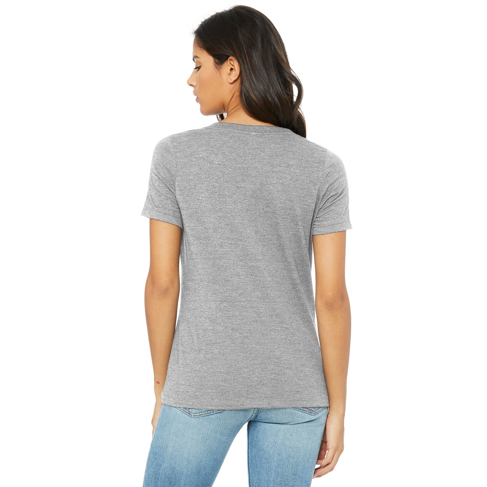 BELLA+CANVAS&#xAE; Women&#x27;s Relaxed V-Neck Heather T-Shirt