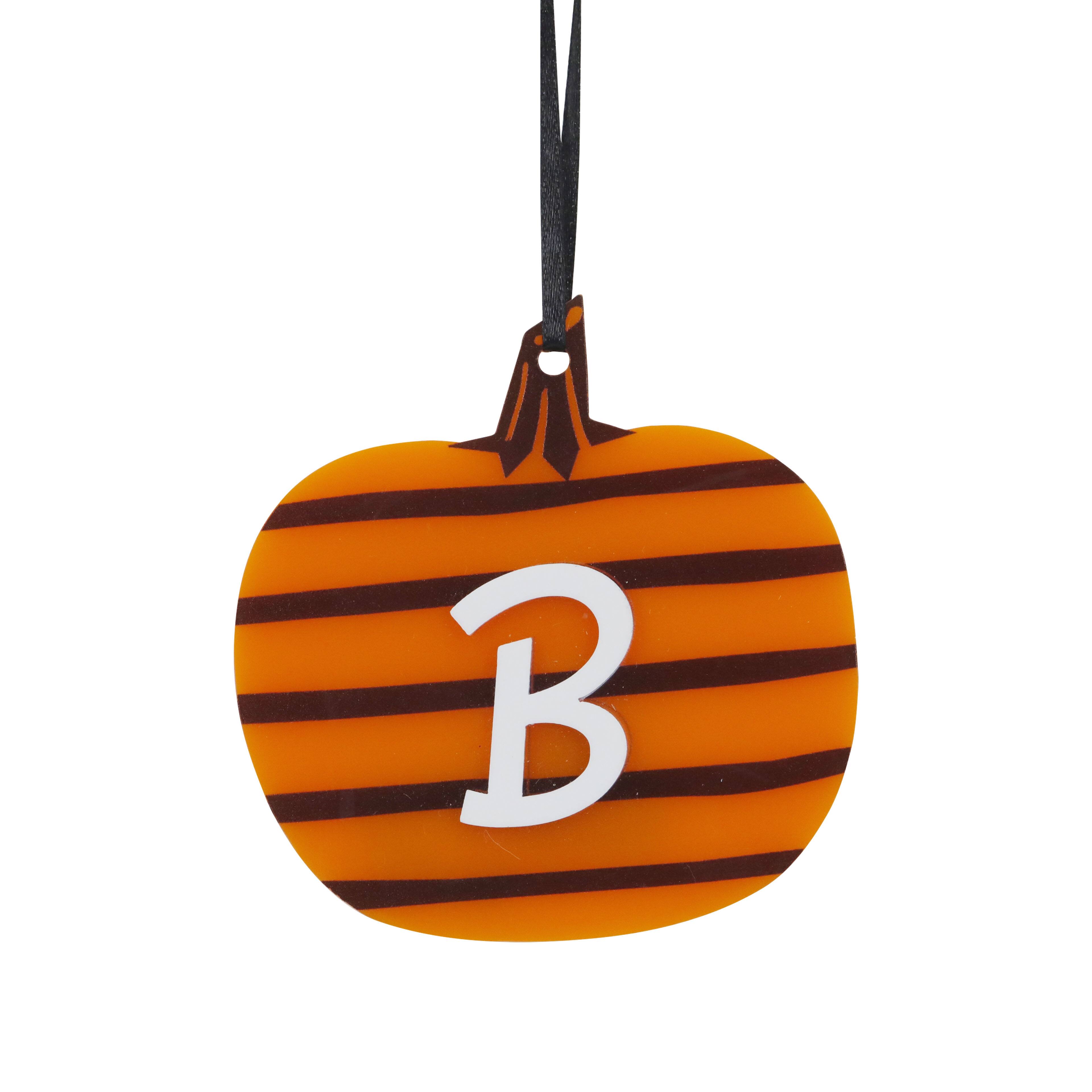 Assorted 3.75&#x22; Halloween Acrylic Monogram Ornament by Ashland&#xAE;