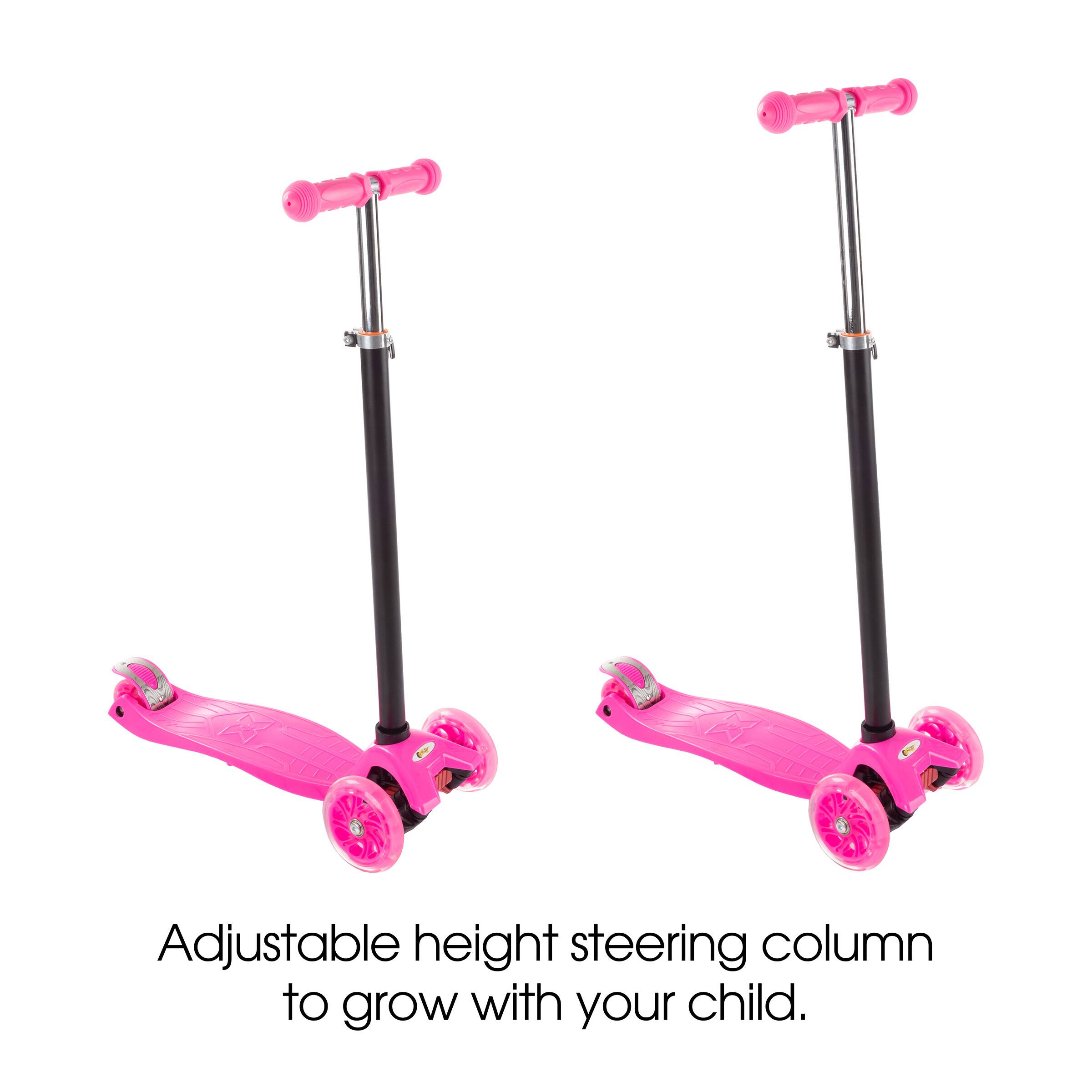 Toy Time Pink Beginner 3-Wheel Scooter