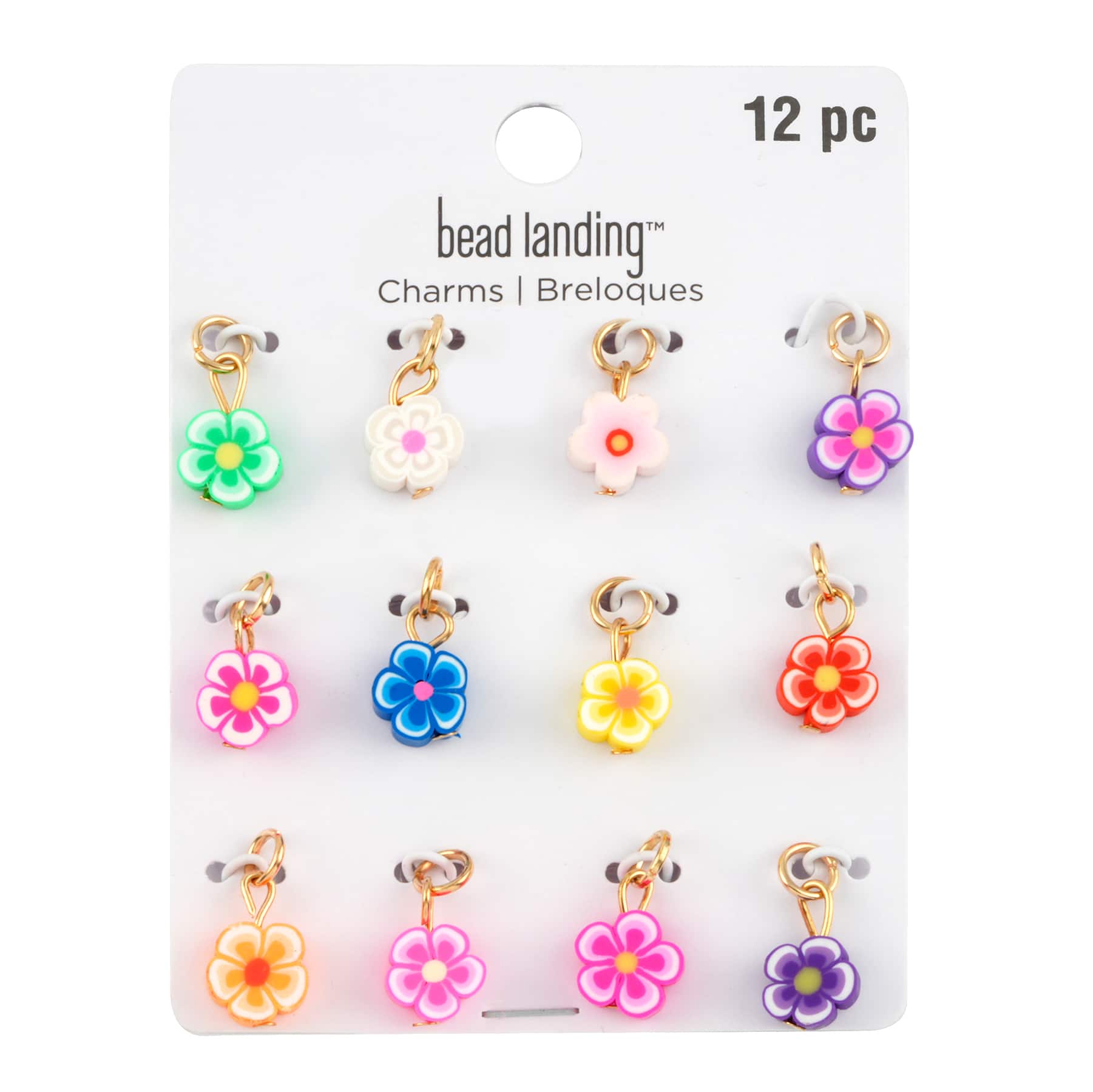 12 Packs: 12 ct. (144 total) Flower Charm Set by Bead Landing™