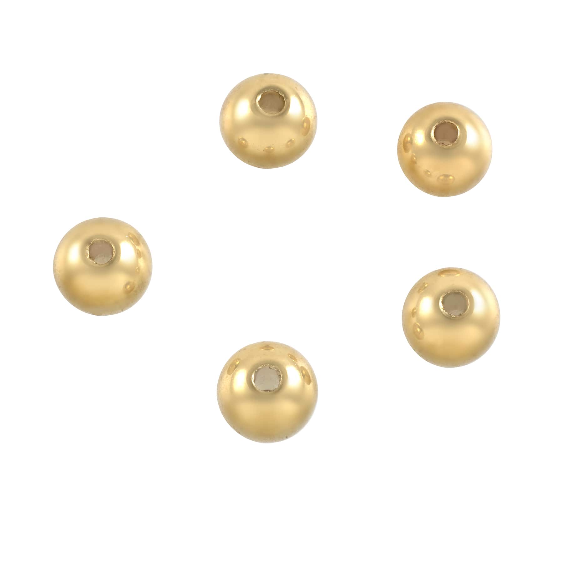 Metallic CCB Round Craft Beads by Bead Landing™