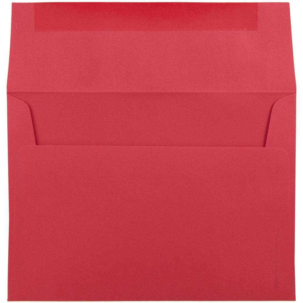 JAM Paper A7 Red Invitation Envelopes