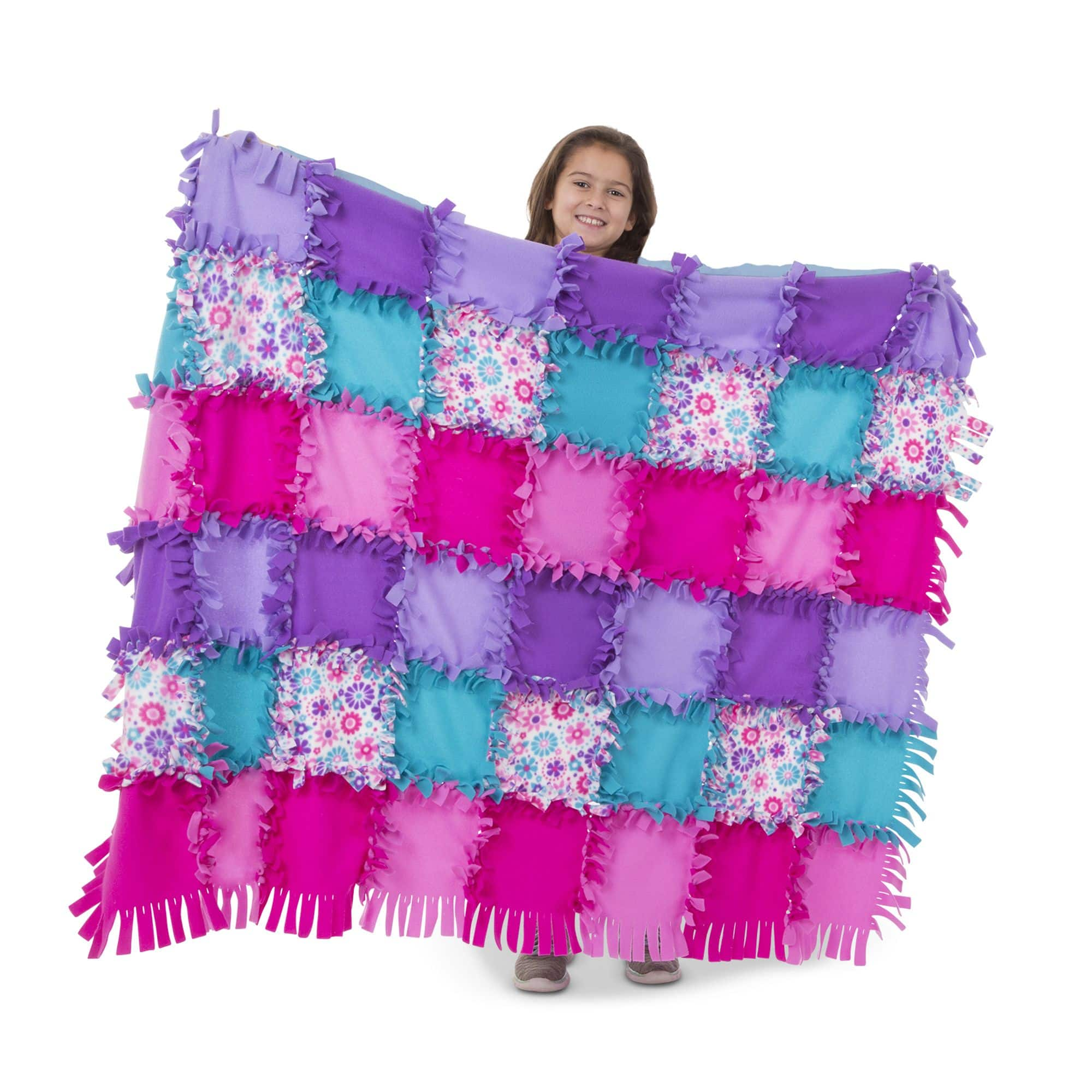 Melissa Doug Created by Me Flower Fleece Quilt Michaels