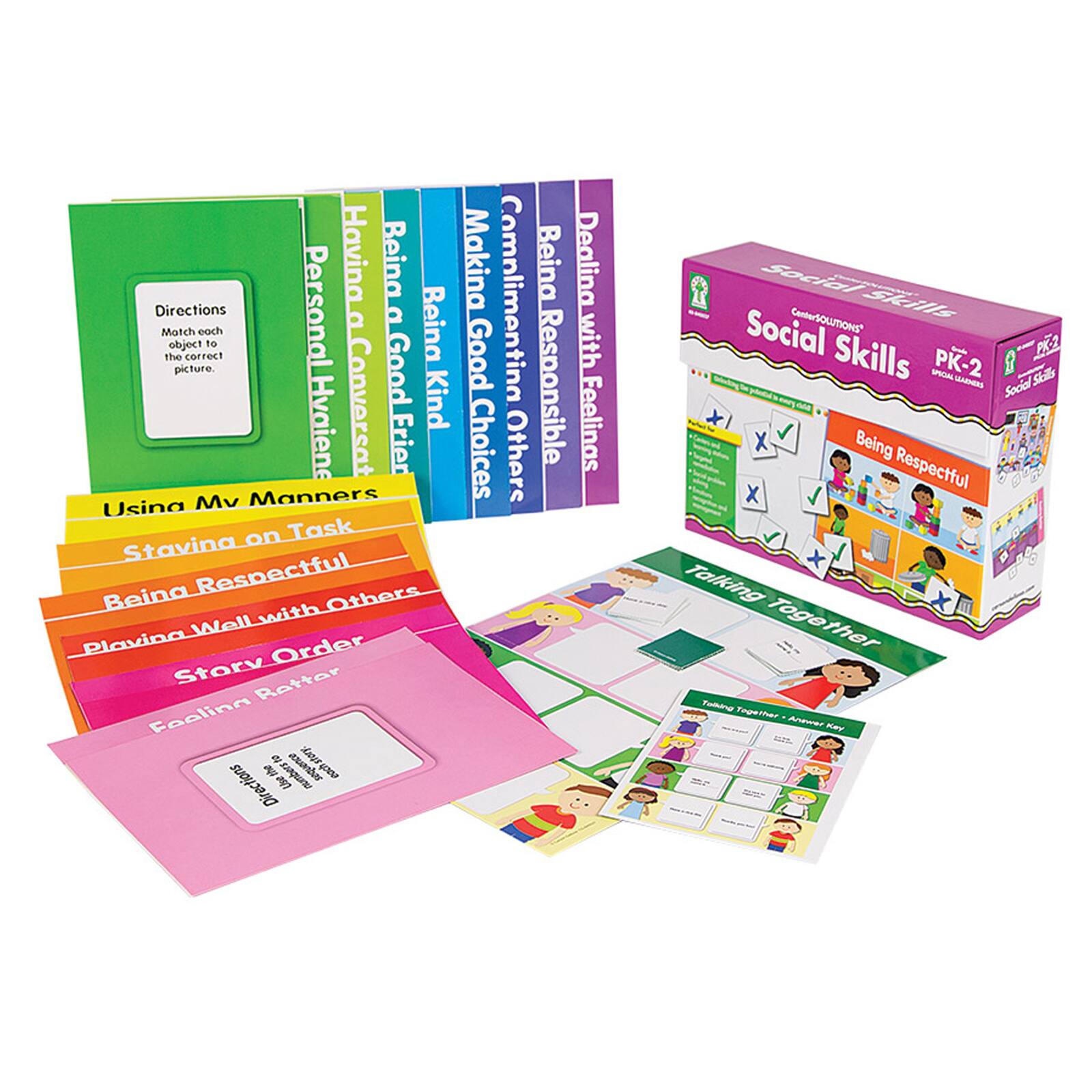 Social Skills File Folder Game, Grades Pre K-2