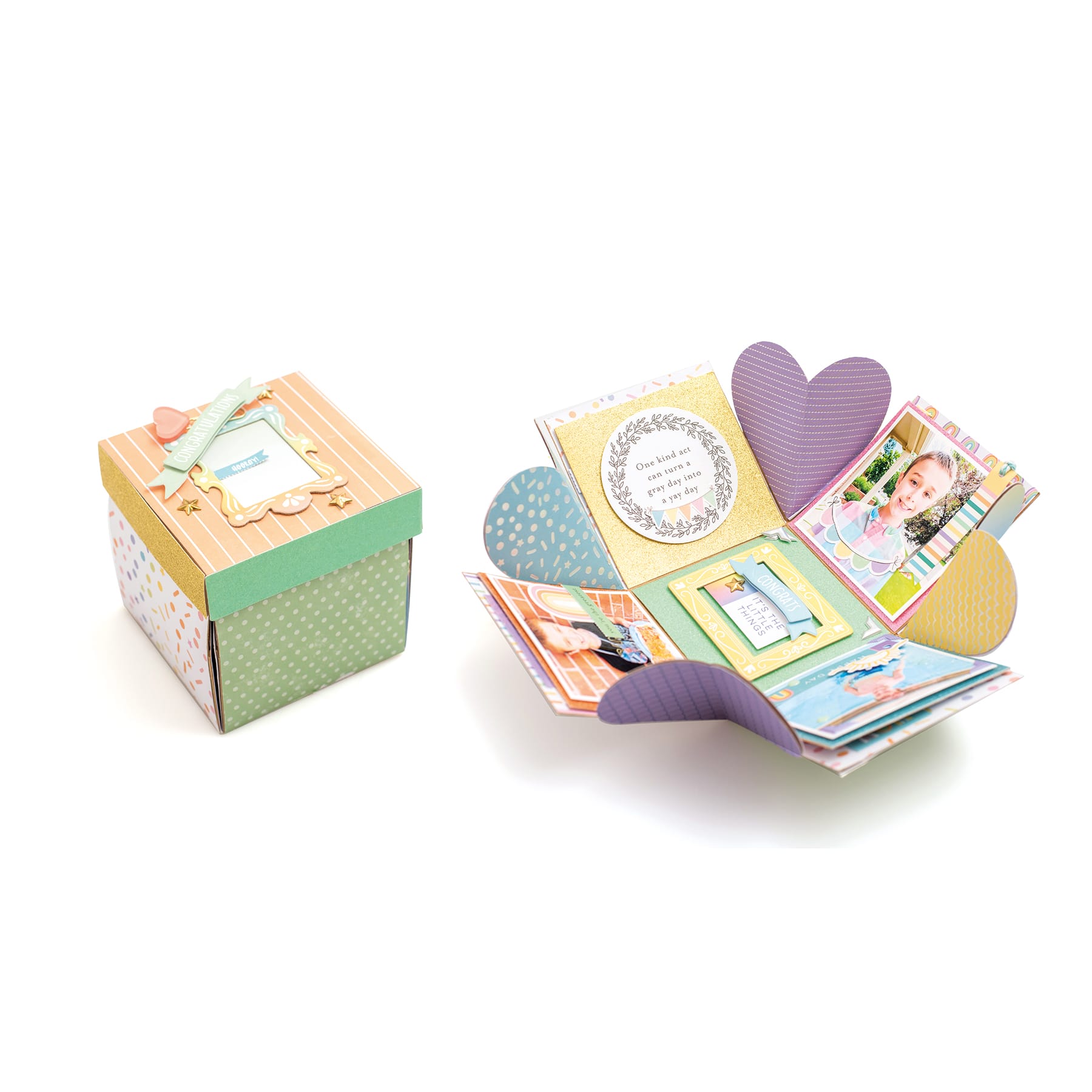 4&#x22; Kraft Memory Explosion Box by Recollections&#x2122;