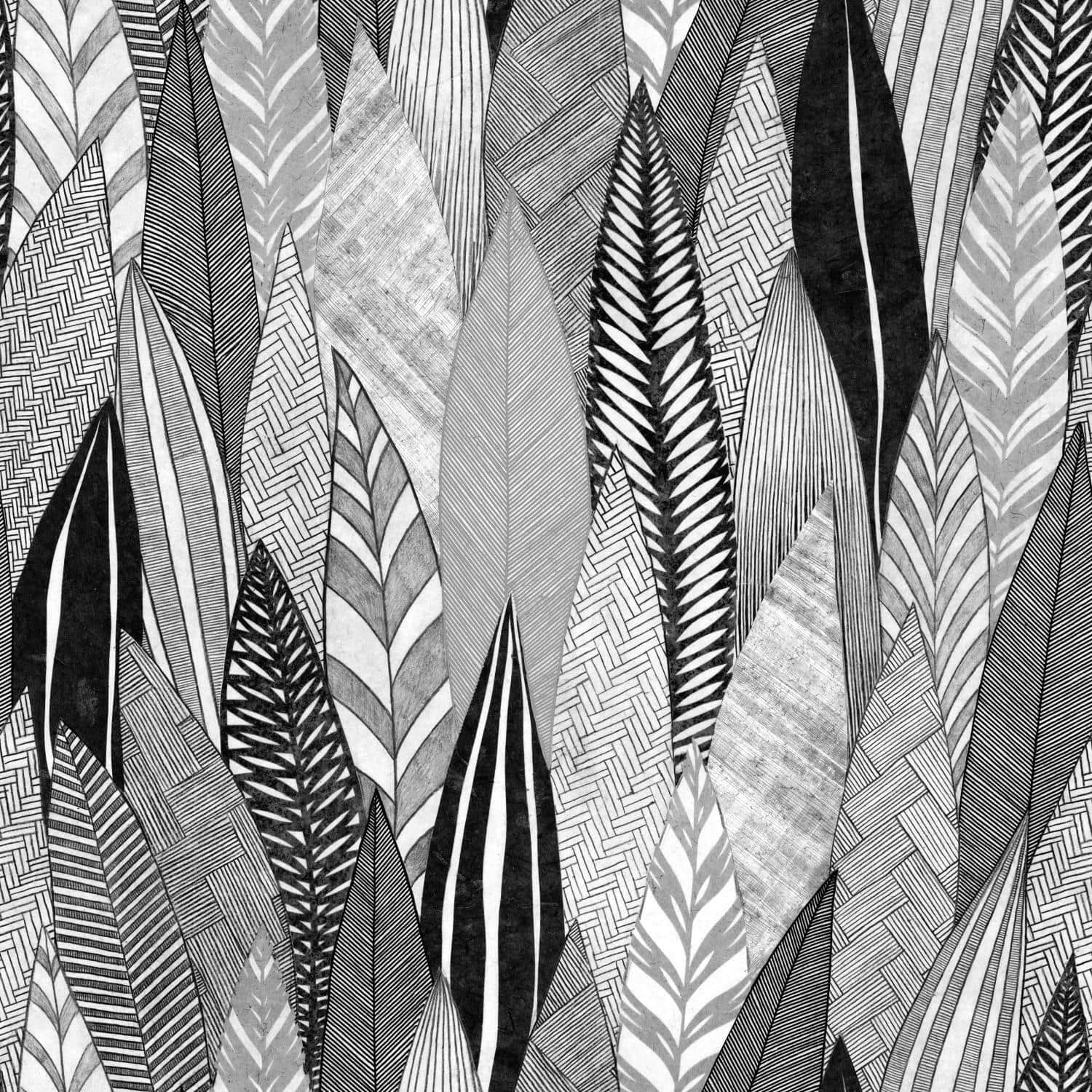 Roommates Fern &#x26; Feathers Peel &#x26; Stick Wallpaper