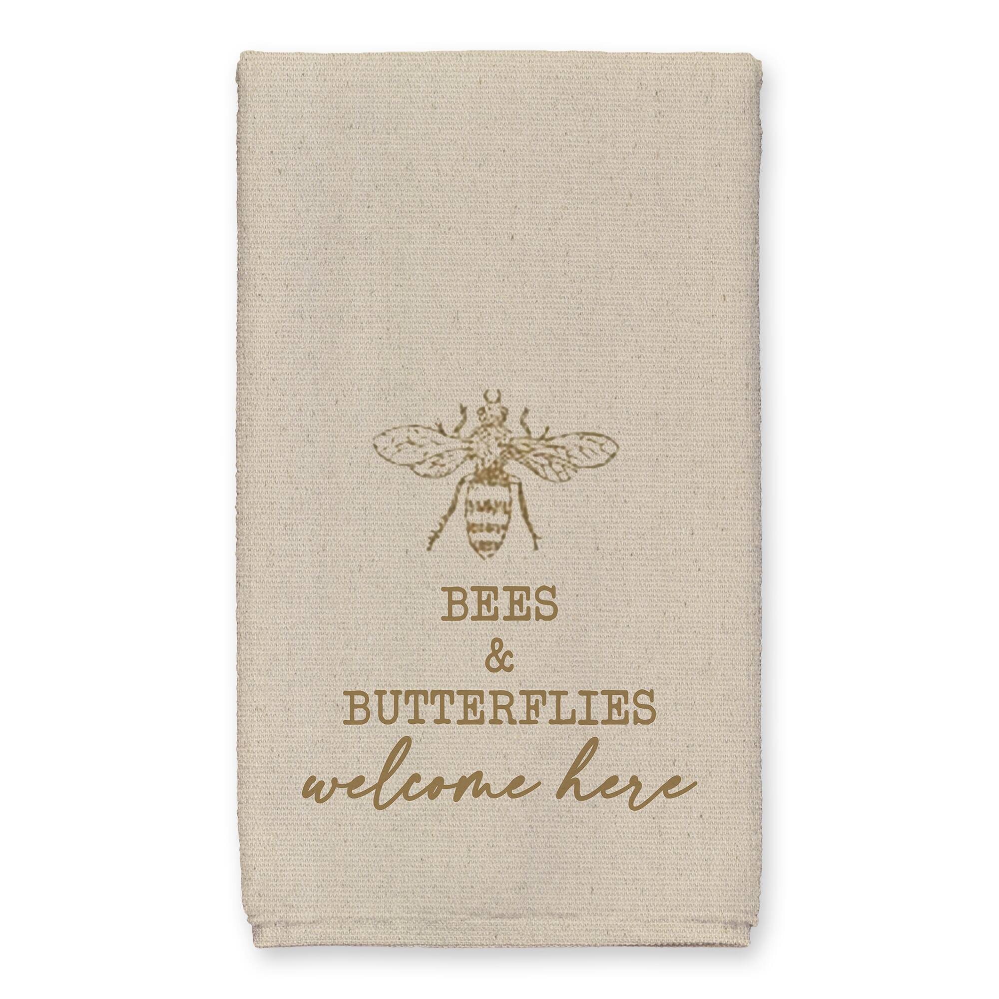 Bees & Butterflies Welcome Tea Towel Set