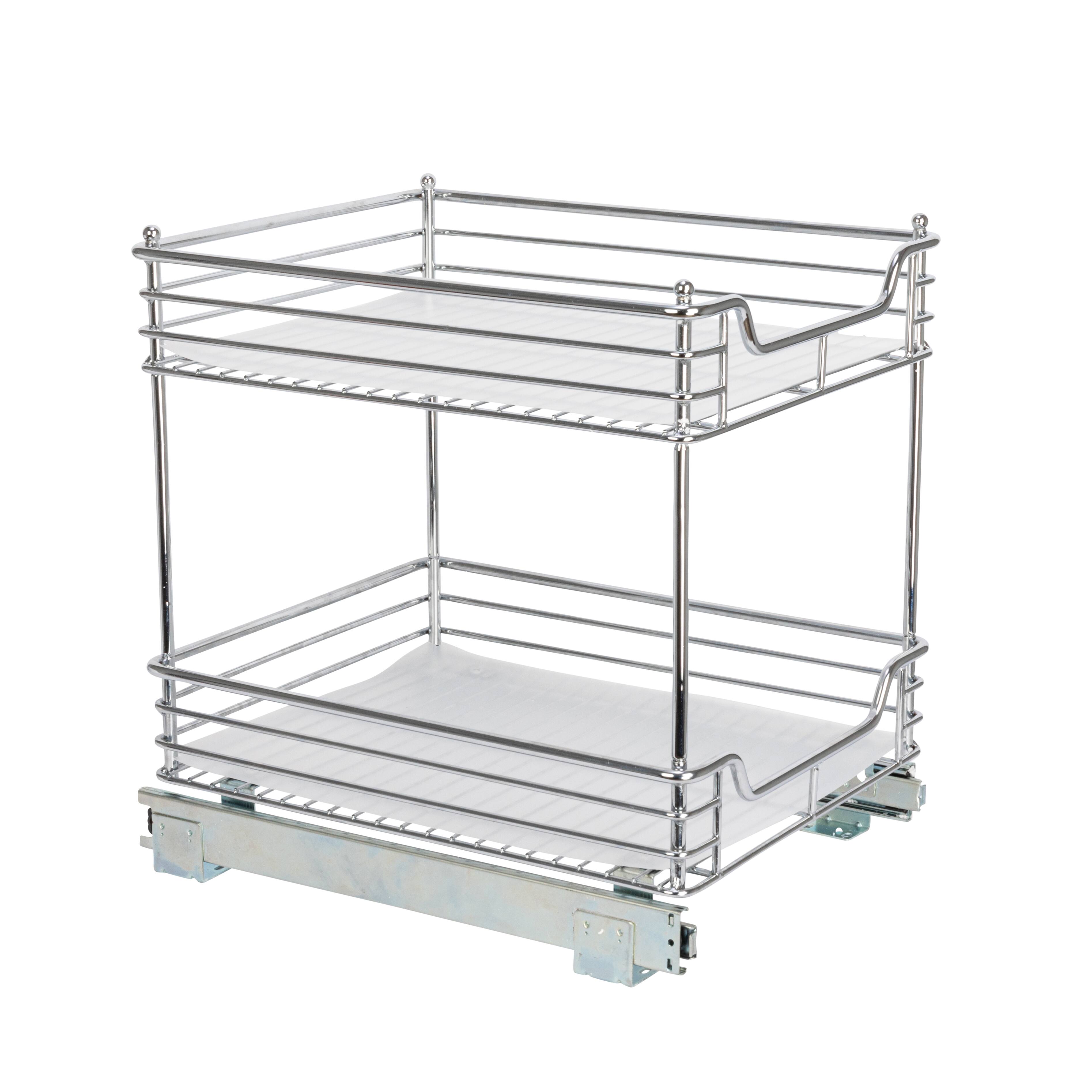 Household Essentials Glidez 2-Tier Cabinet Organizer