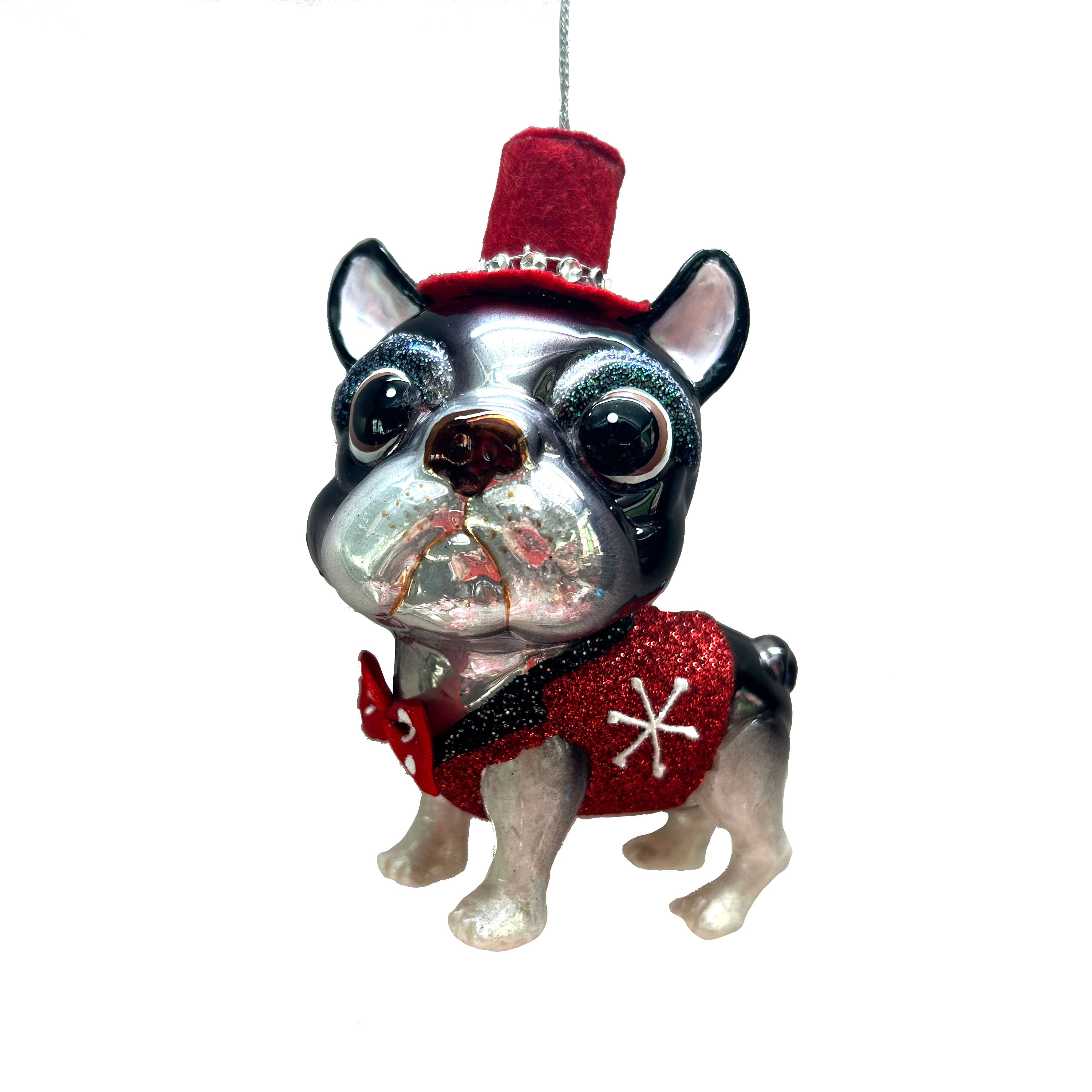 5&#x22; Bulldog with Bow Tie Ornament by Ashland&#xAE;