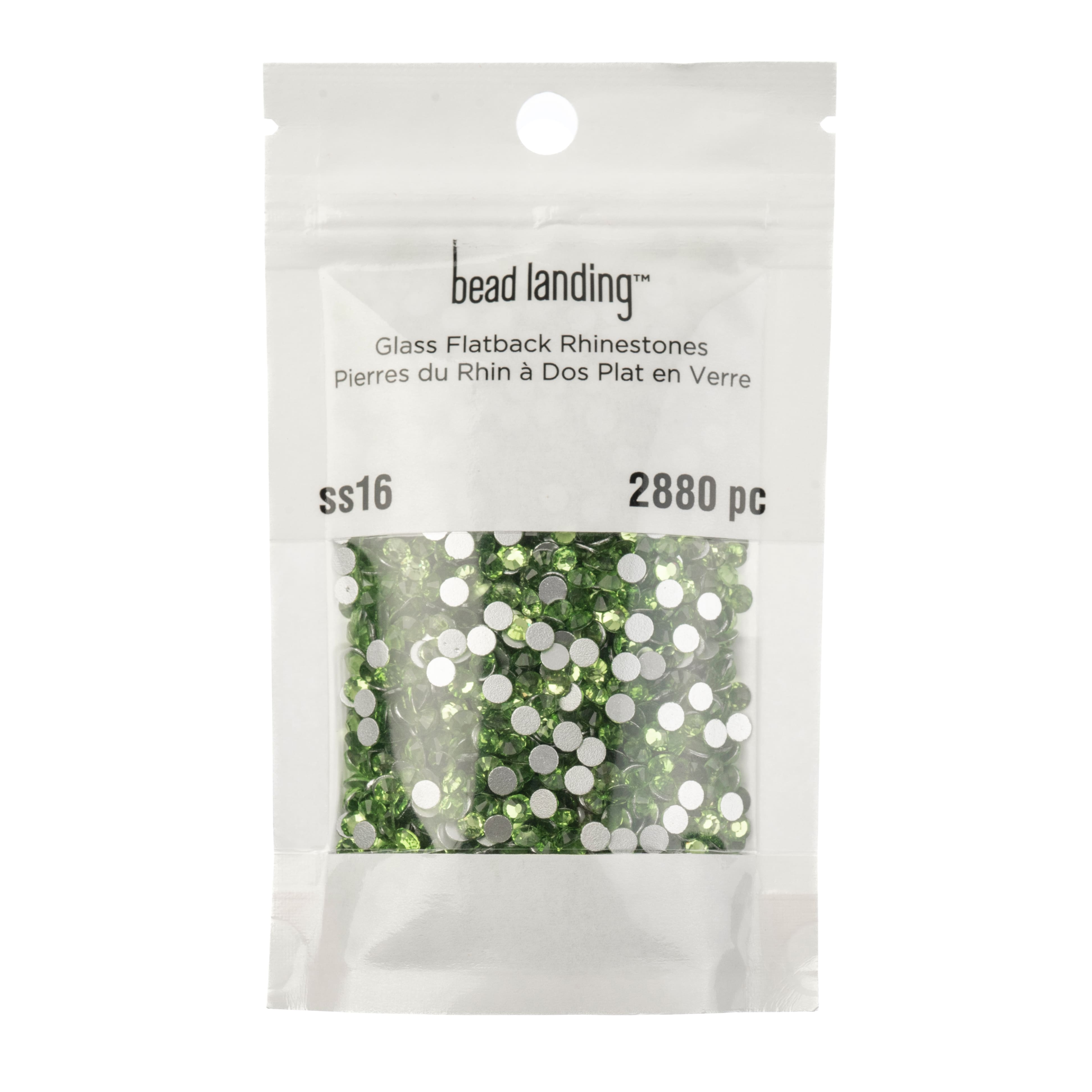 12 Pack: SS16 Glass Flatback Rhinestones by Bead Landing™