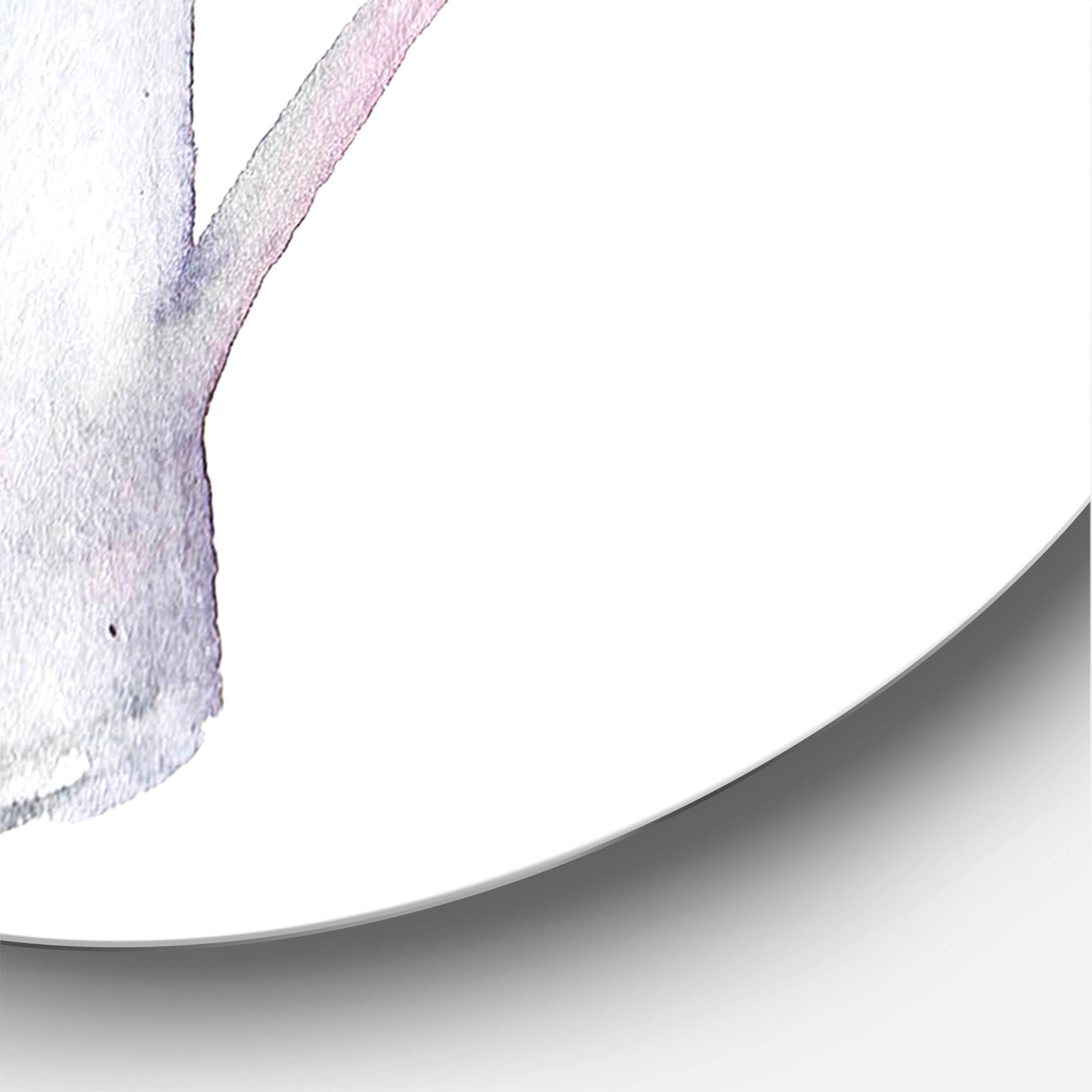 Designart - Succulent Home Plant - Traditional Metal Circle Wall Art