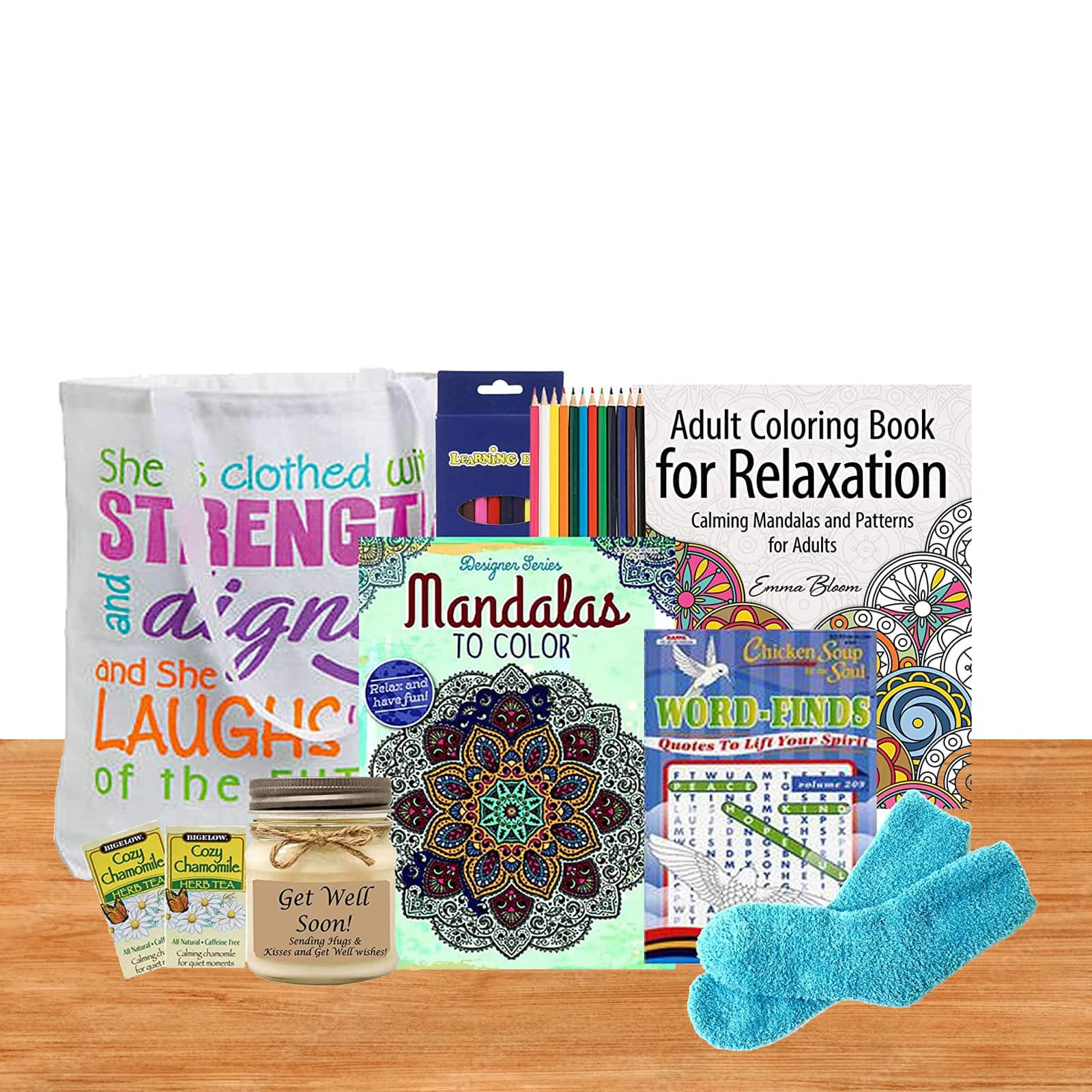 Stress Reducing Coloring Gift Tote Set