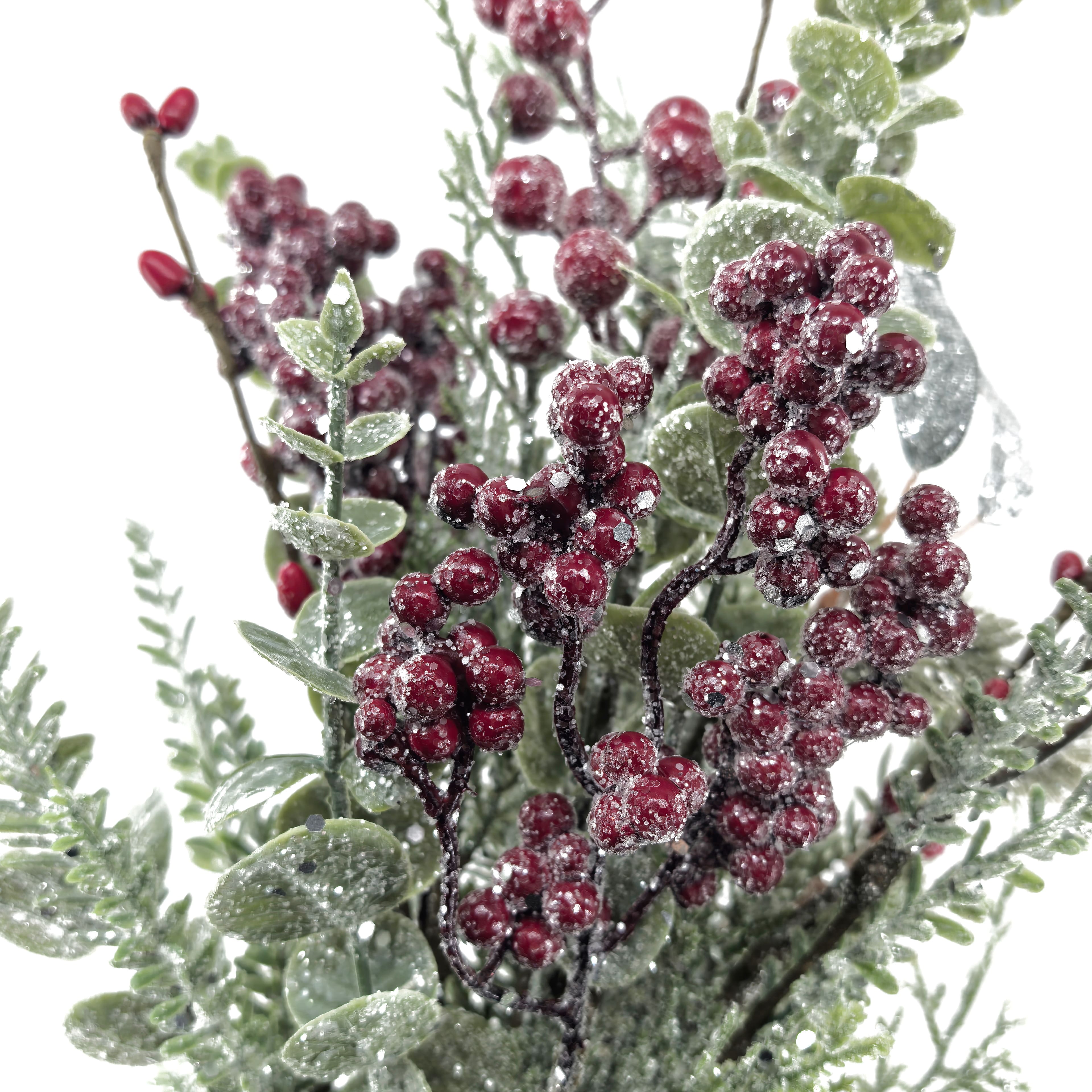 21" Icy Pine, Eucalyptus & Berry Deluxe Bush by Ashland®
