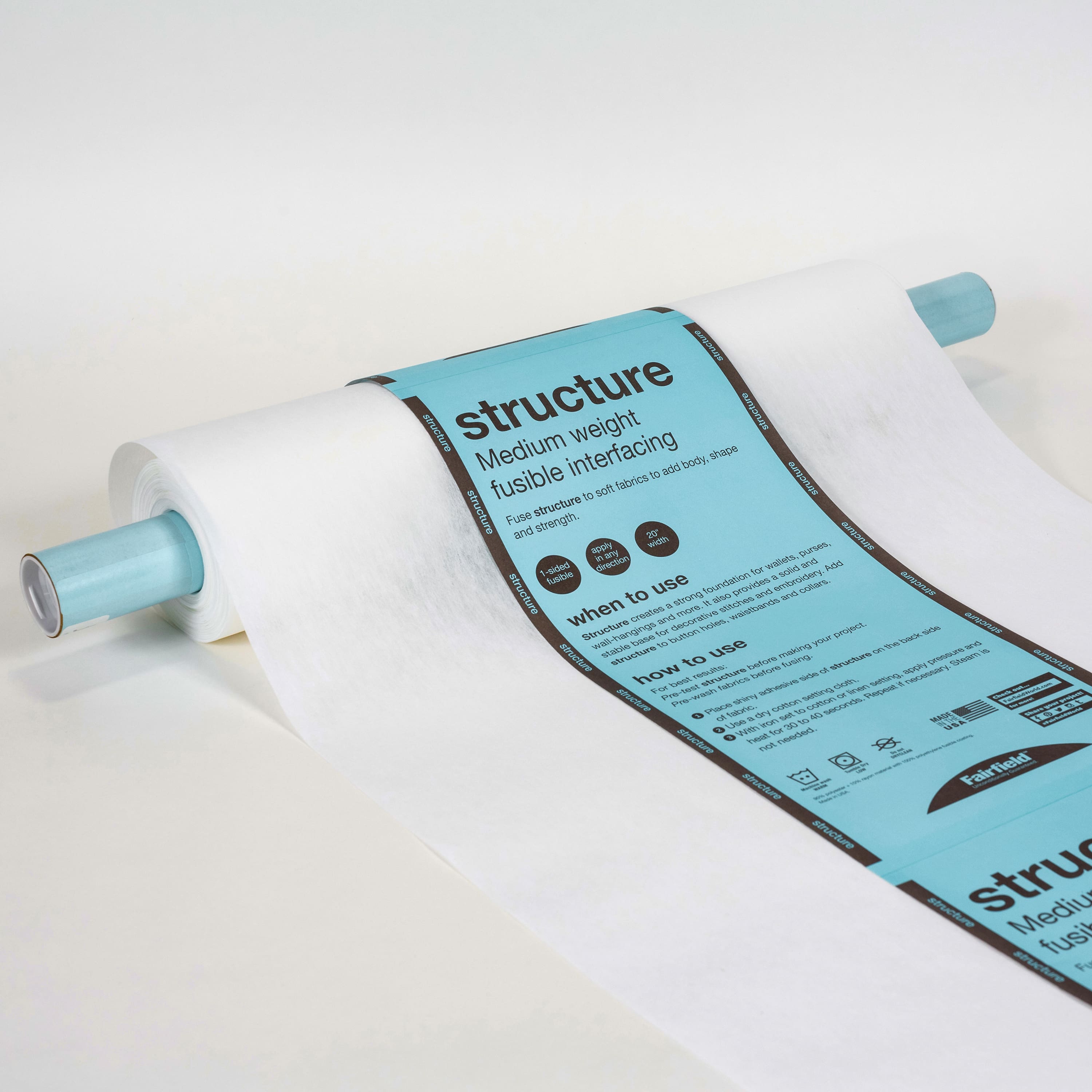 Fairfield™ Structure Medium Weight Fusible Interfacing Fabric, 20 x 1yd.