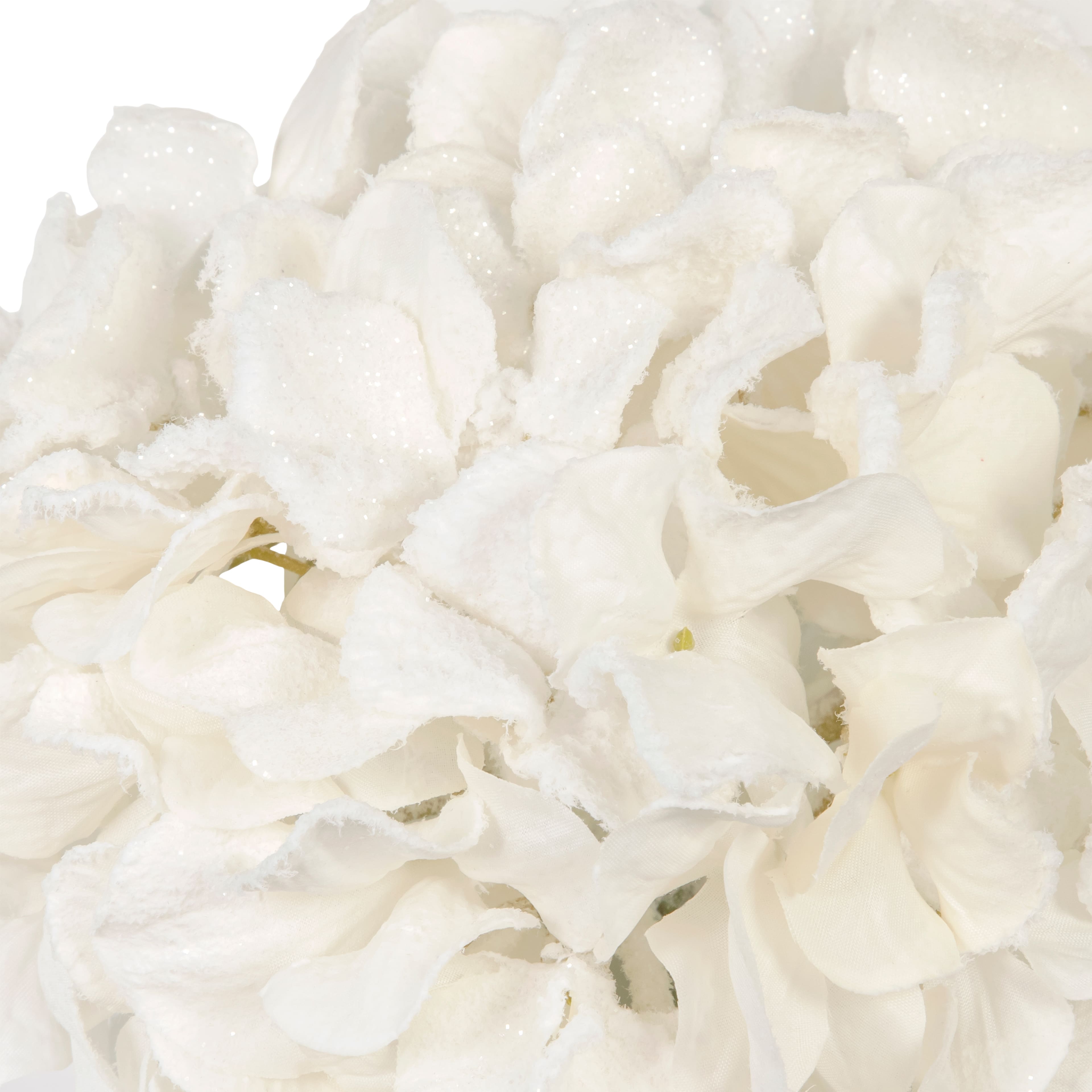 25&#x22; Cream Snowy Hydrangea Stem by Ashland&#xAE;