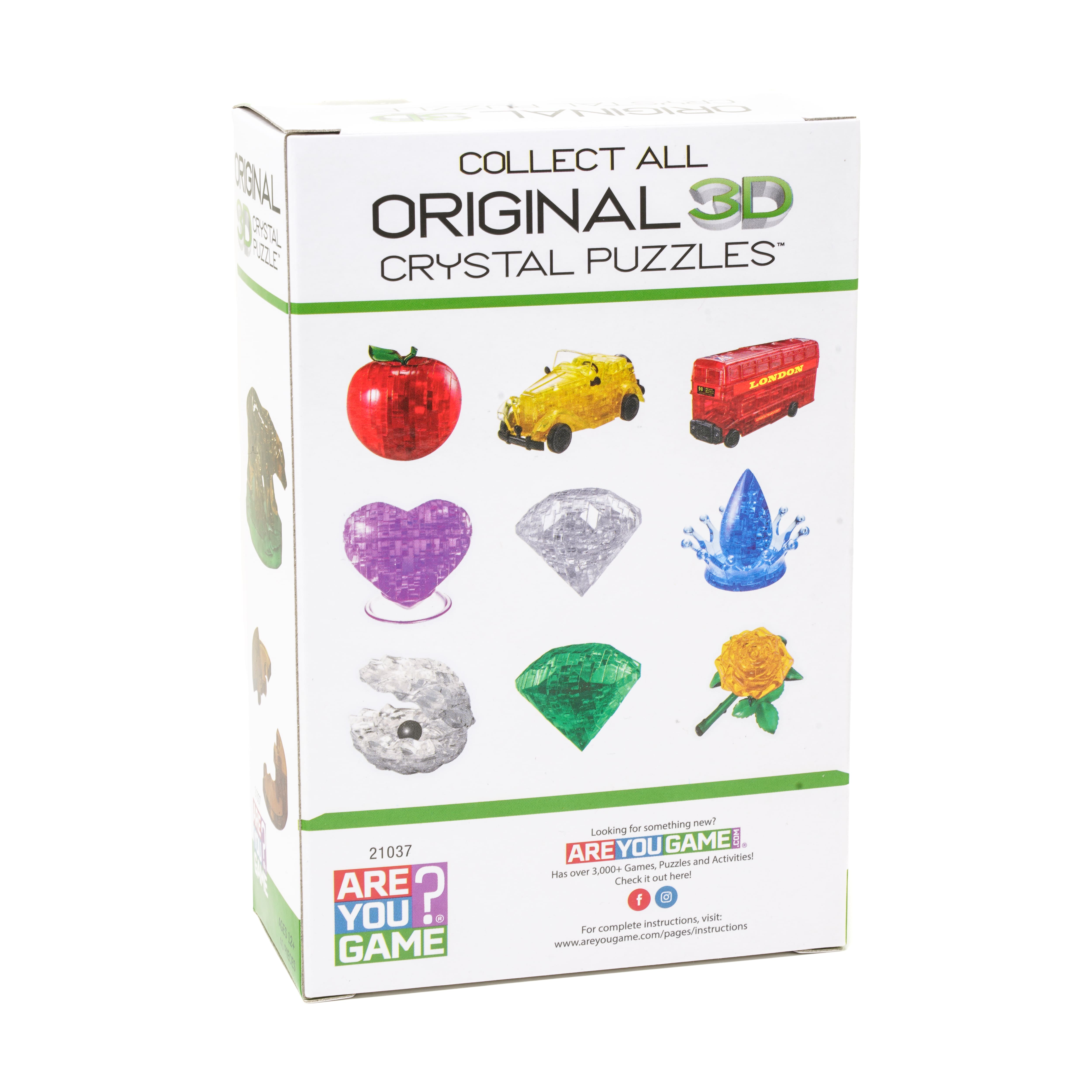 3D Crystal Puzzle - Brown Bear and Baby: 40 Pcs