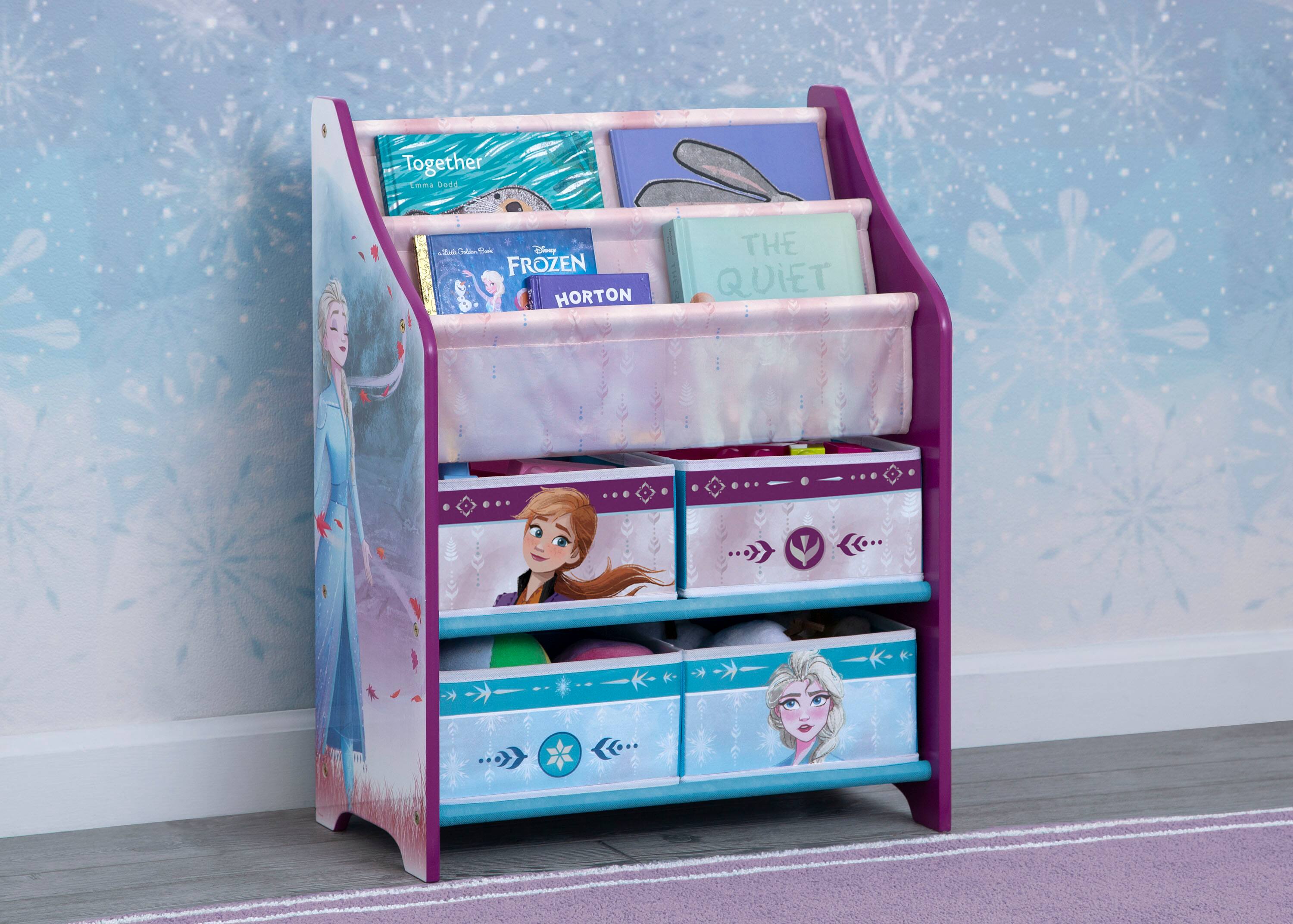 Delta Children Frozen II Toy & Book Organizer