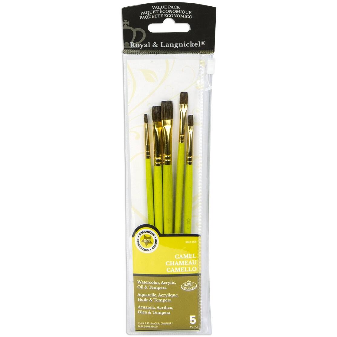 Royal Langnickel Sable Value Pack Brush Set, 5ct. Michaels
