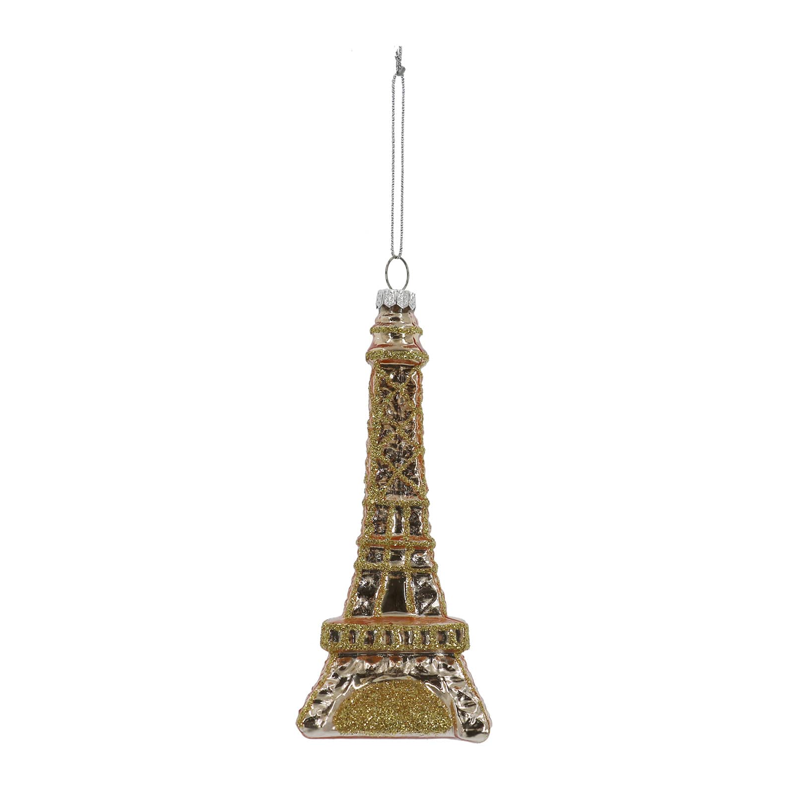 5.5&#x22; Eiffel Tower Glass Ornament by Ashland&#xAE;