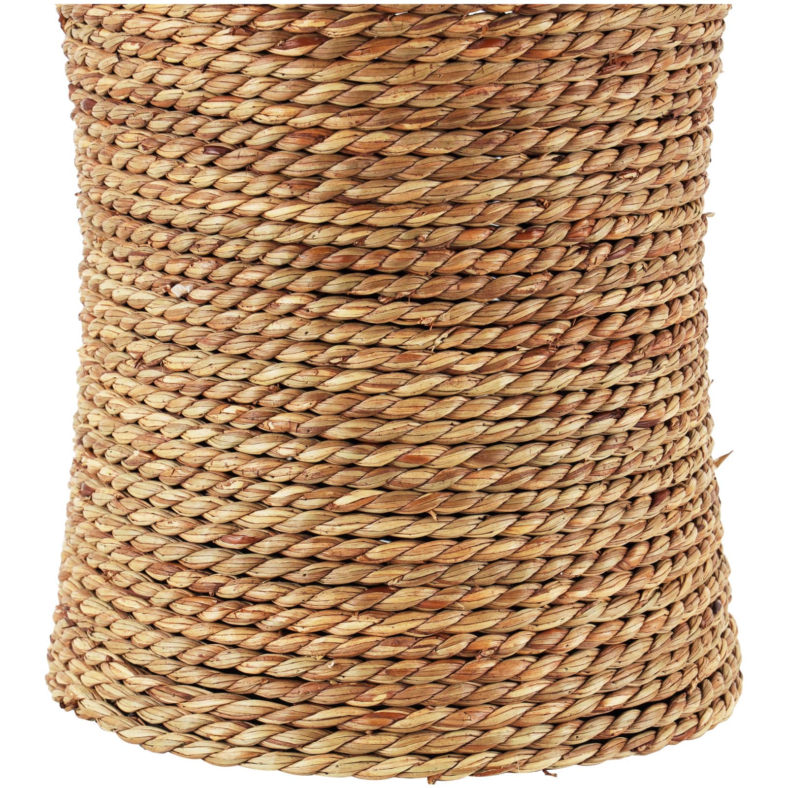 24" Brown Seagrass Handmade Tall Wrapped Vase