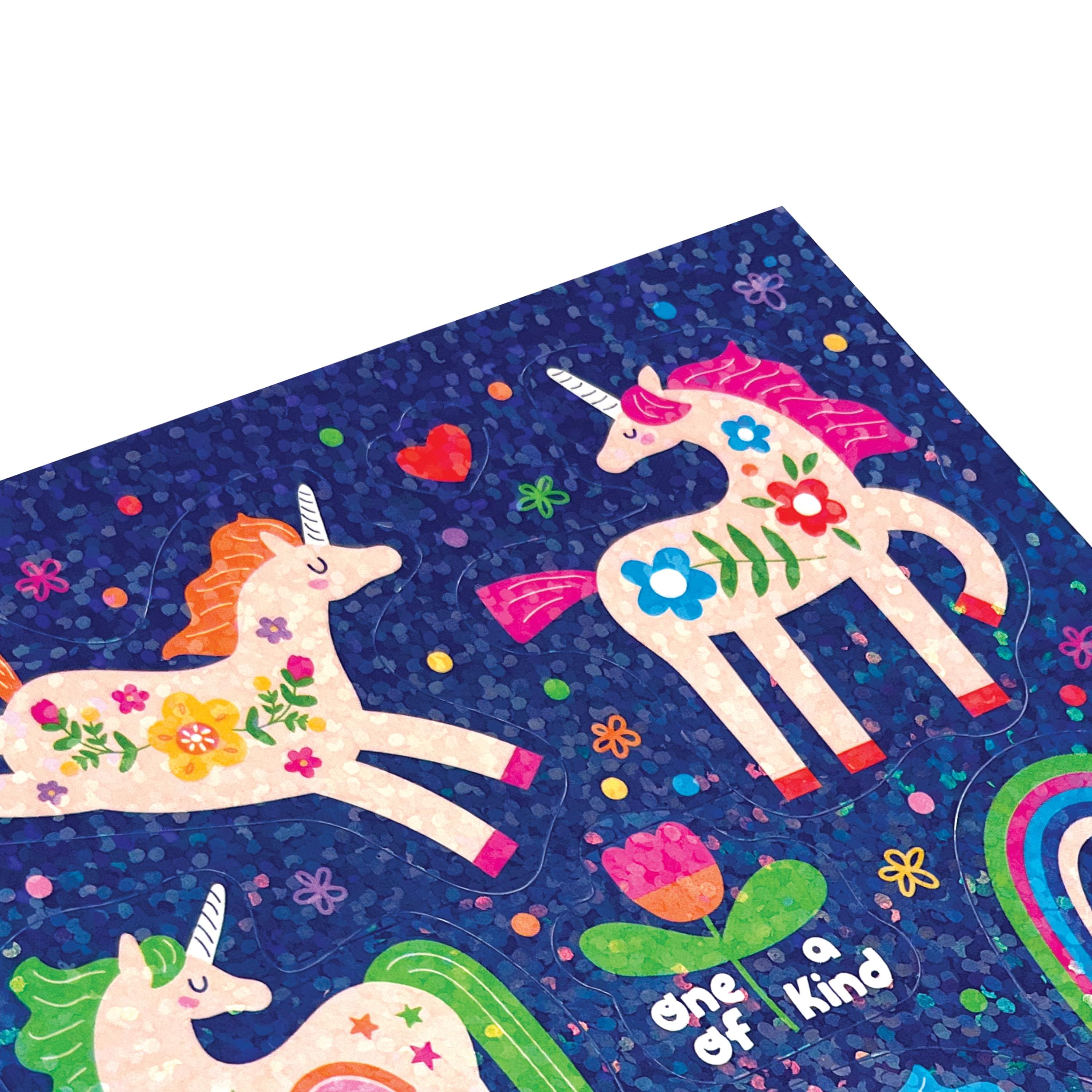 OOLY Stickiville Standard Magical Unicorns Holographic Stickers