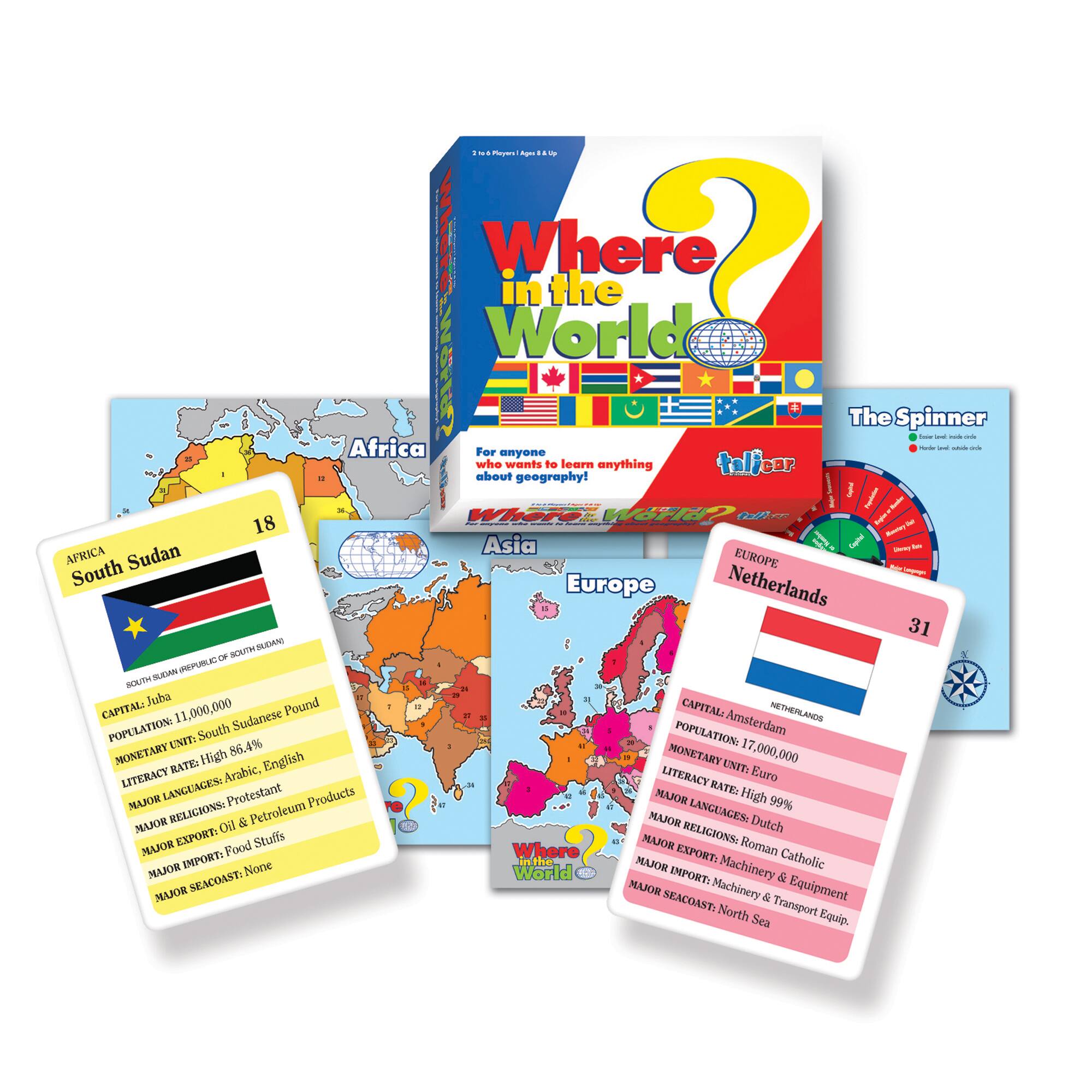 Where in the World? Board Game