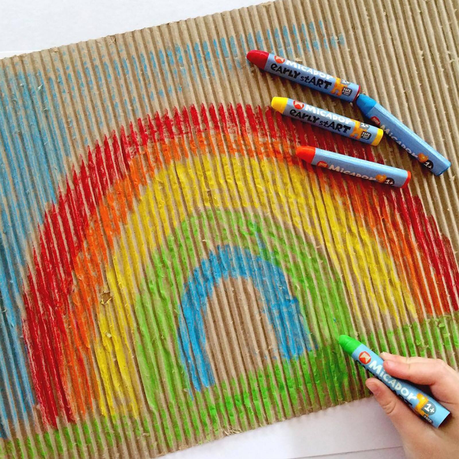 12 Packs: 8 ct. (96 total) Micador® early stART® SoftiTri-Grip Crayons