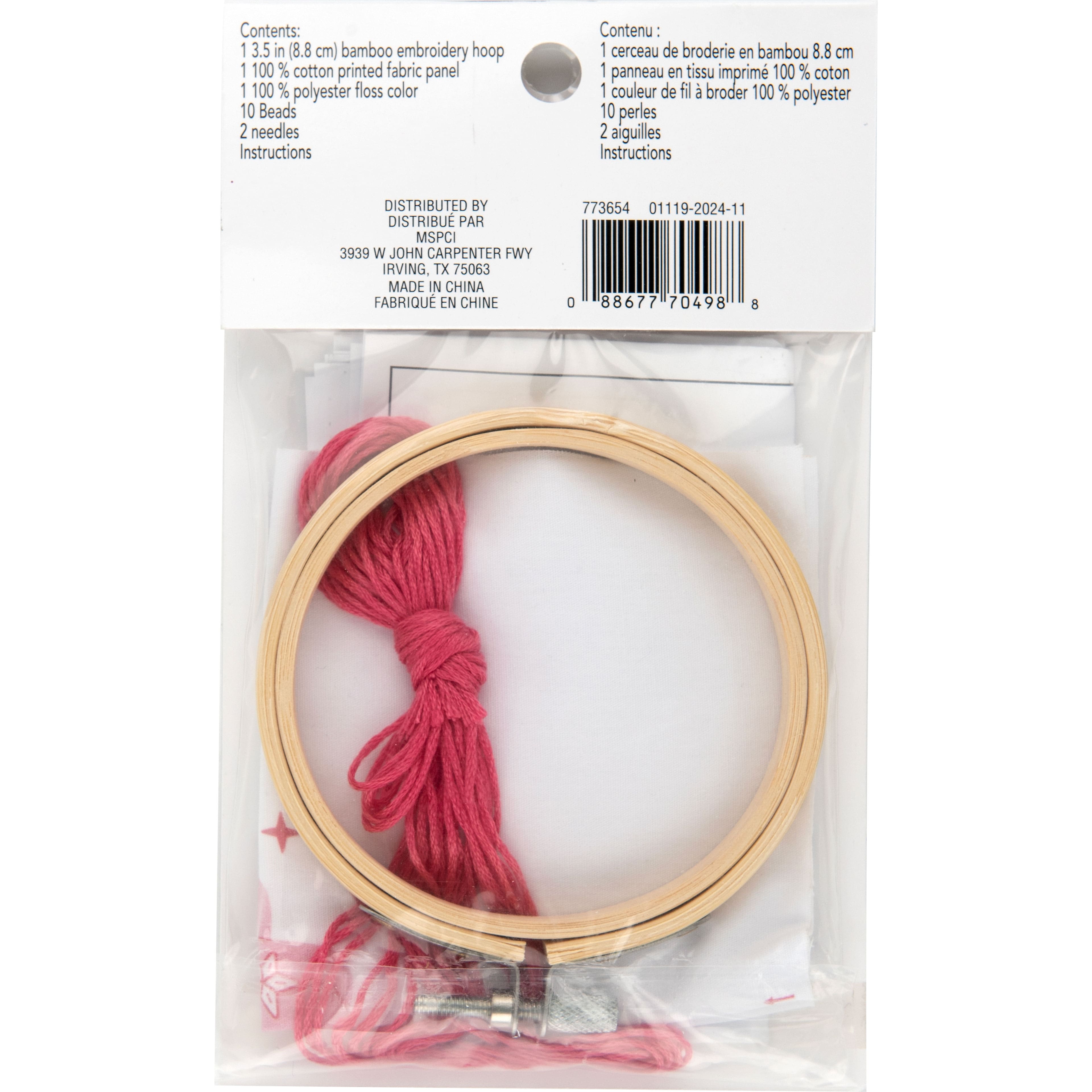 3.5" Cowboy Hat Embroidery Kit by Loops & Threads®