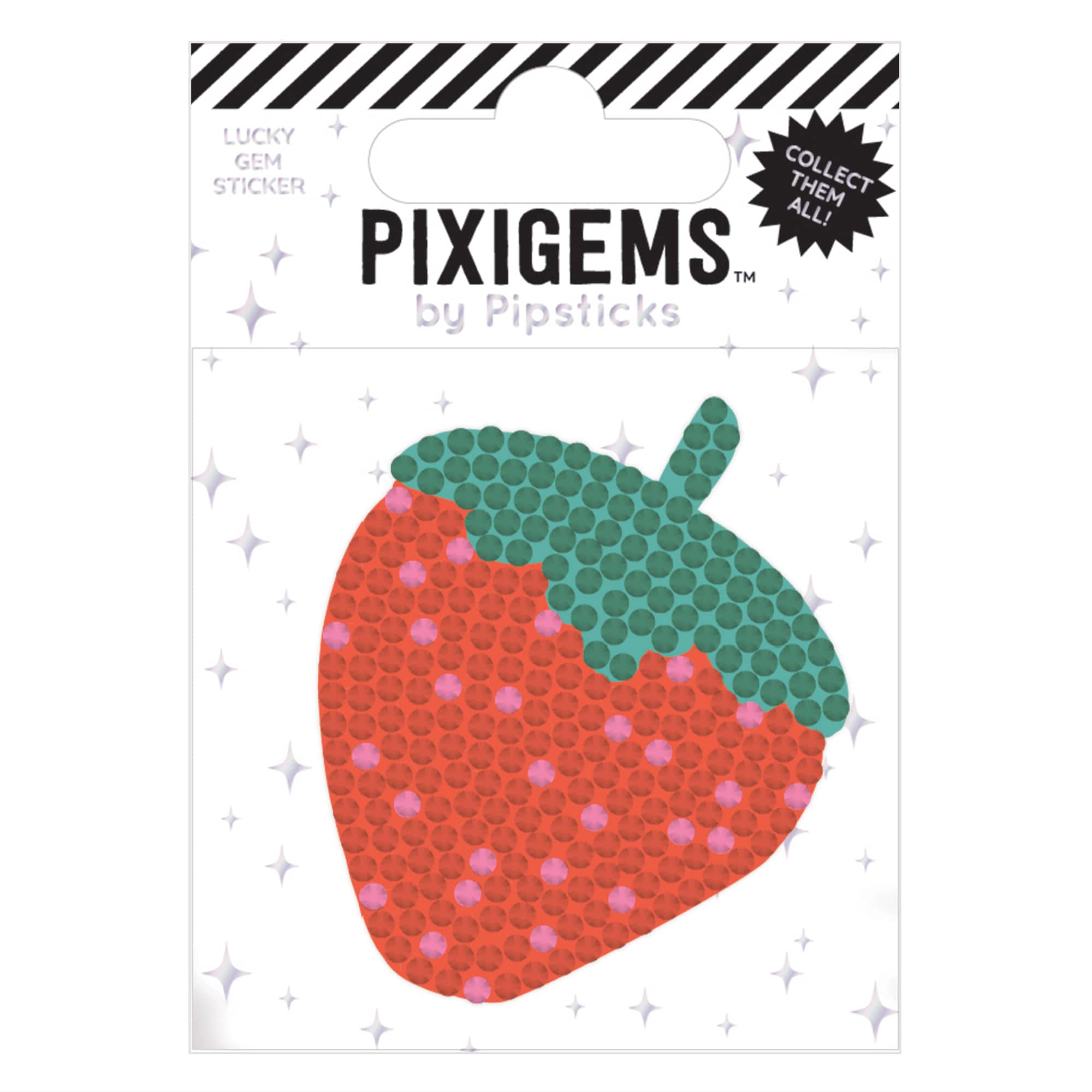 Pixigems&#x2122; Sammy Strawberry Sticker