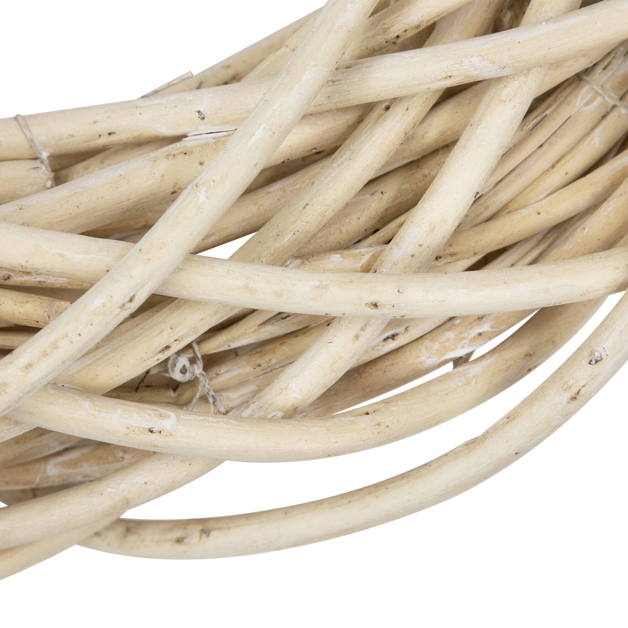 15" Unlit Natural Weeping Willow Spring Twig Wreath