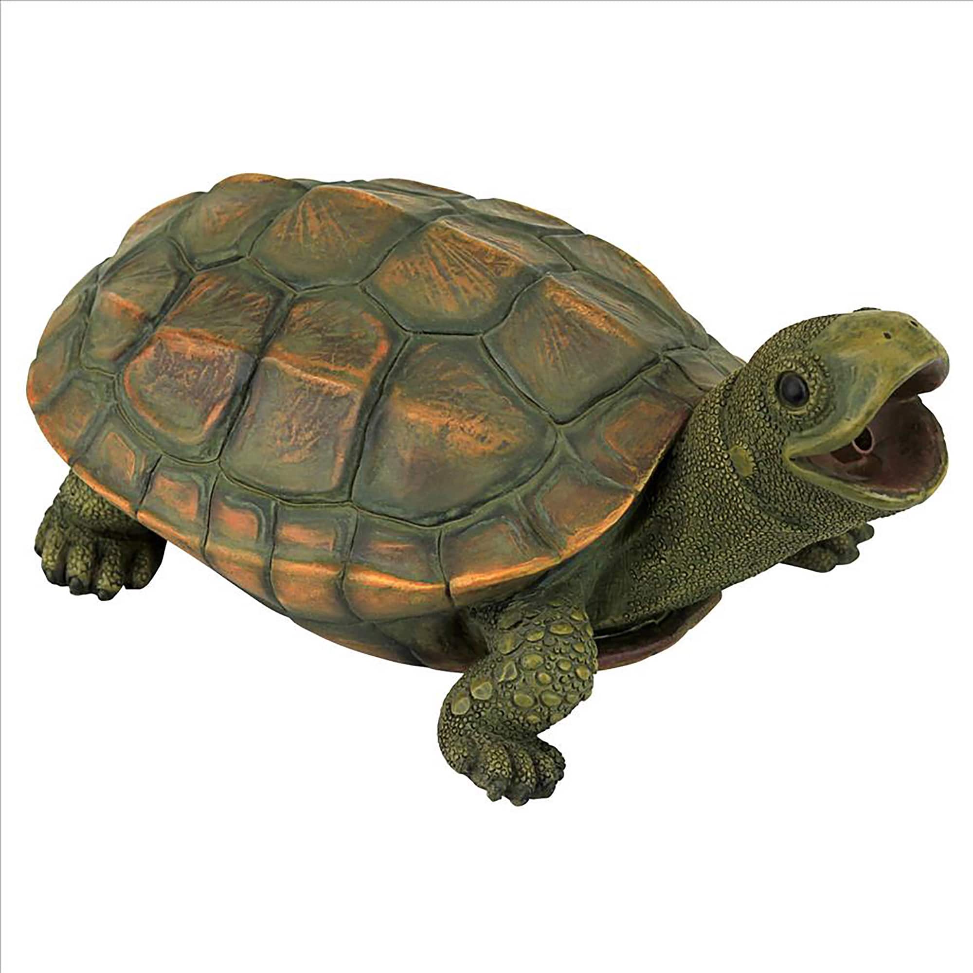 Design Toscano 9.5&#x22; Sprinkle the Turtle Piped Spitter Statue